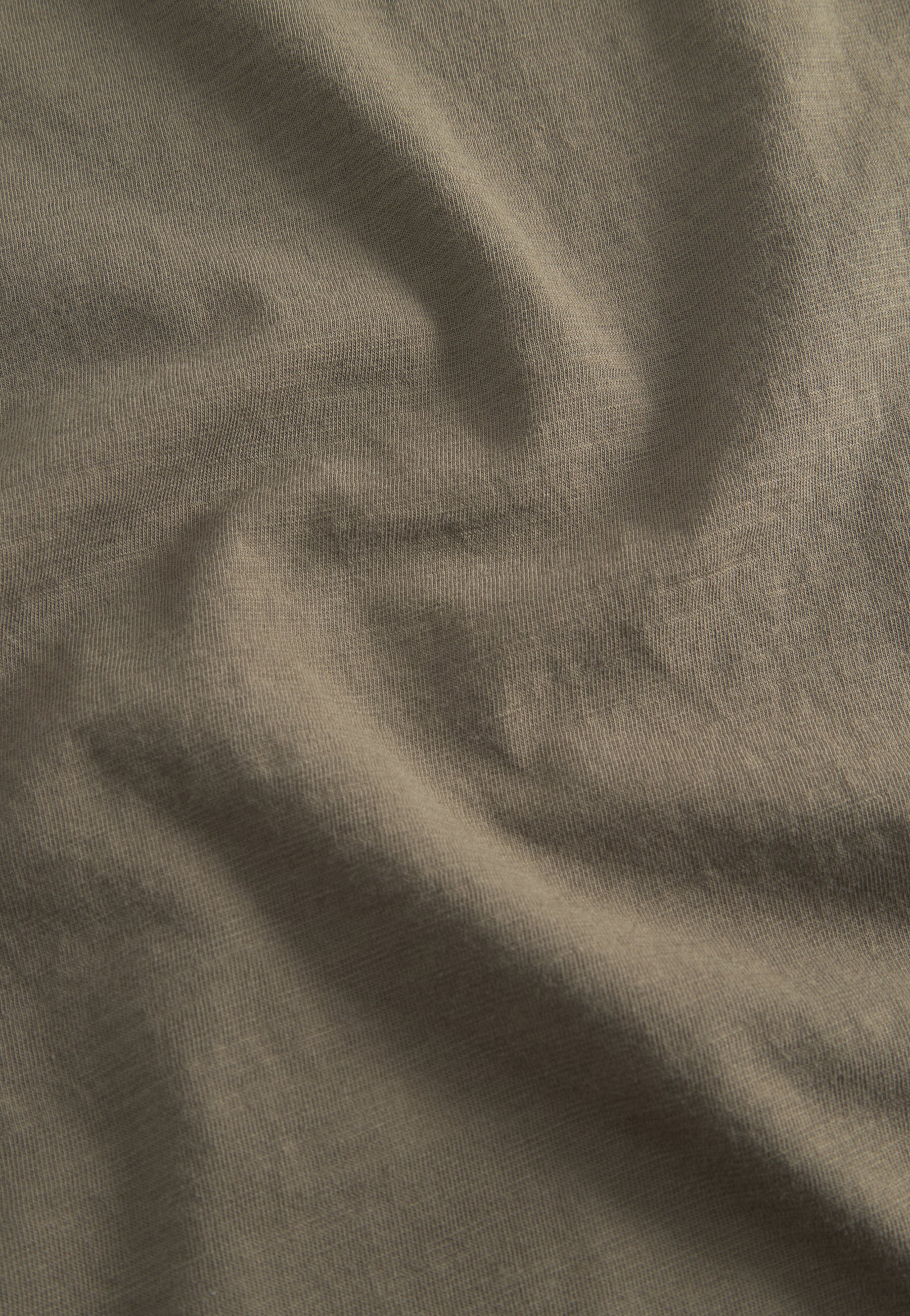 T-shirt Henley - Slub in Olive Colours and Sons