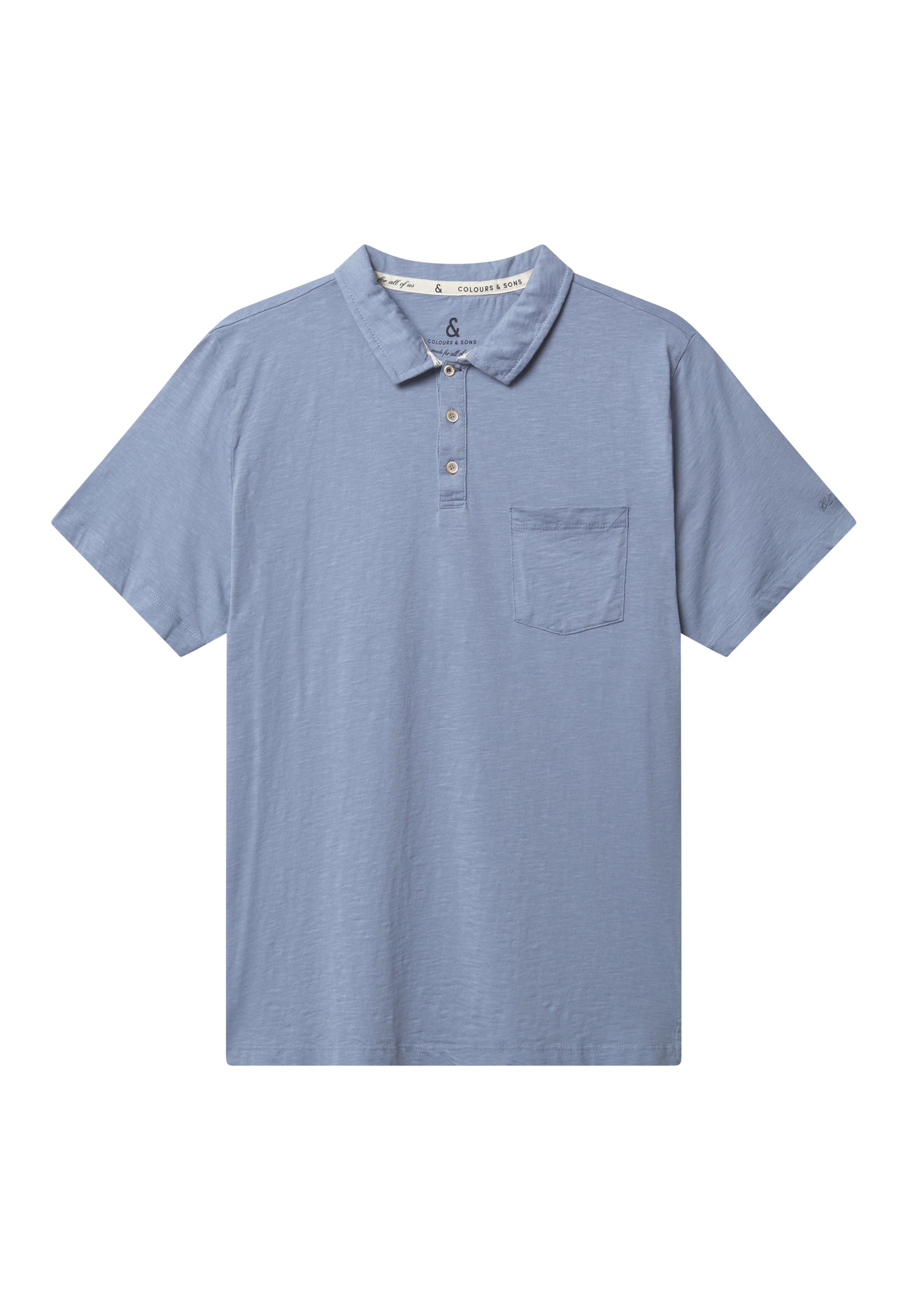 Polo Slub in Denim Polo Colours and Sons