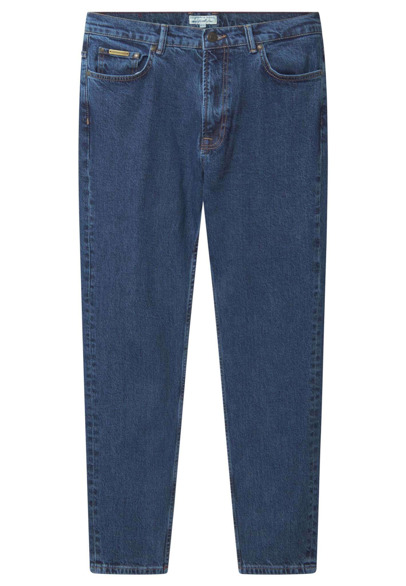 Jeans cropped in denim blu scuro Colours and Sons