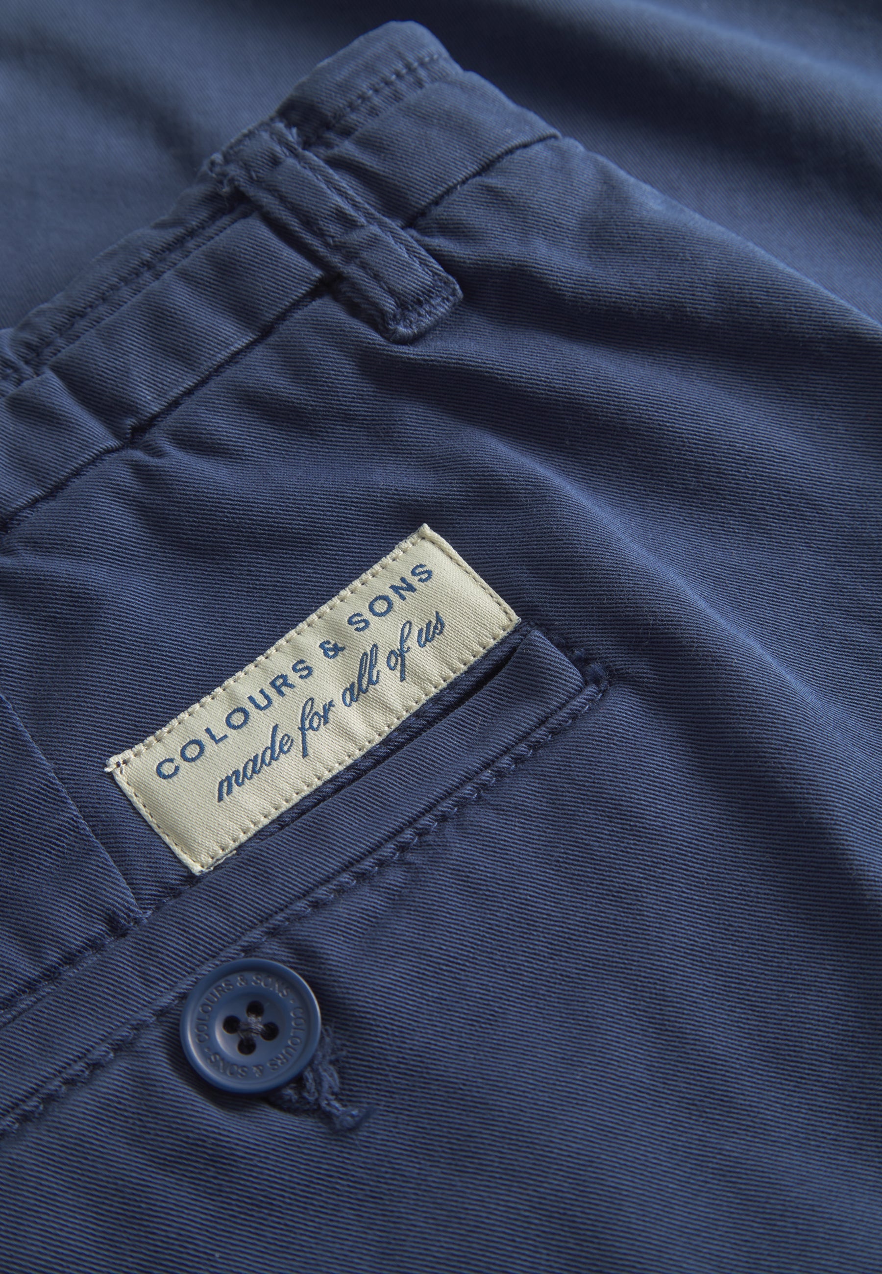 Pantaloni - Chino arrotolati in pantaloni marini Colours and Sons
