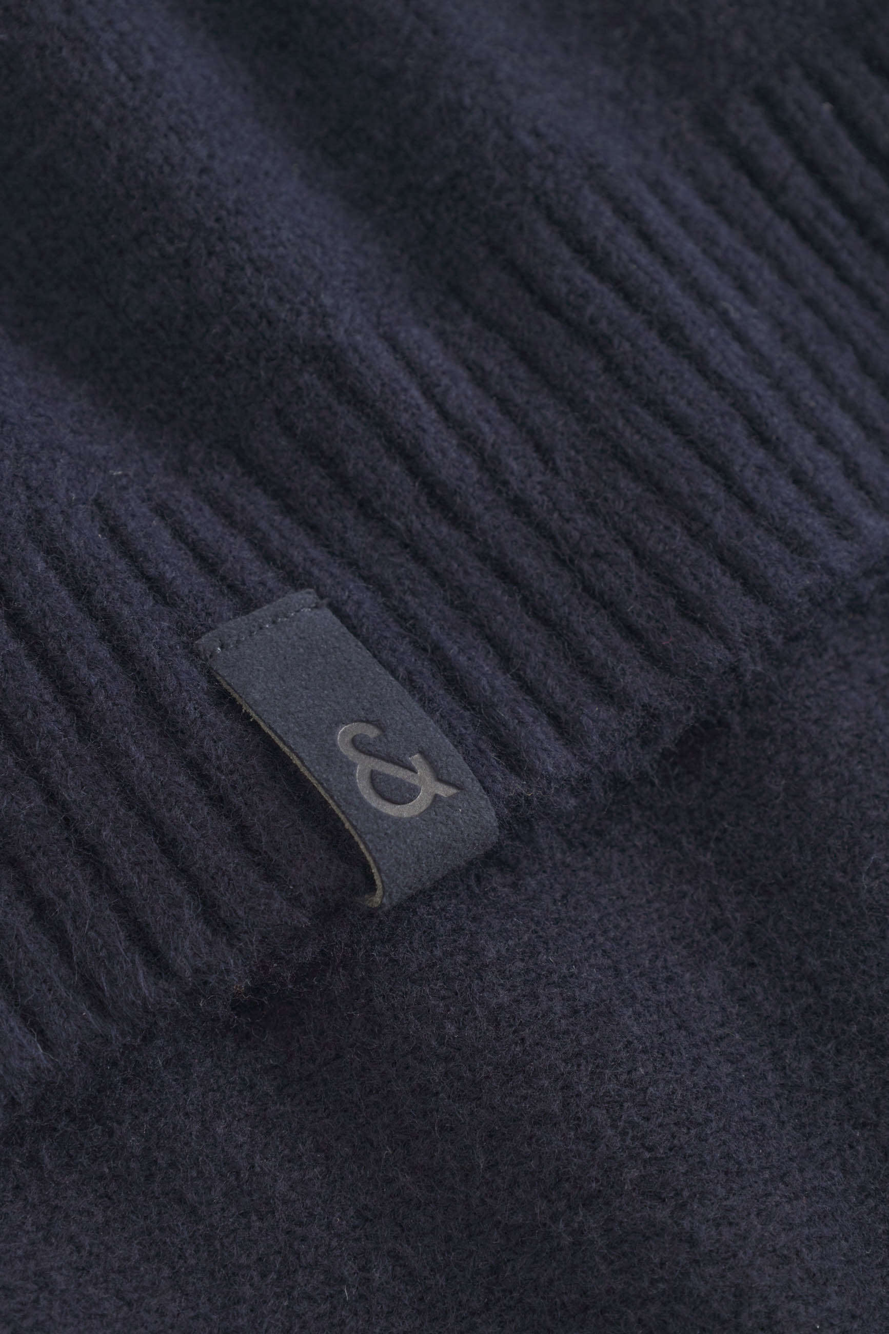Mock-Zip Woolen Touch in Marina Maglioni Colours and Sons