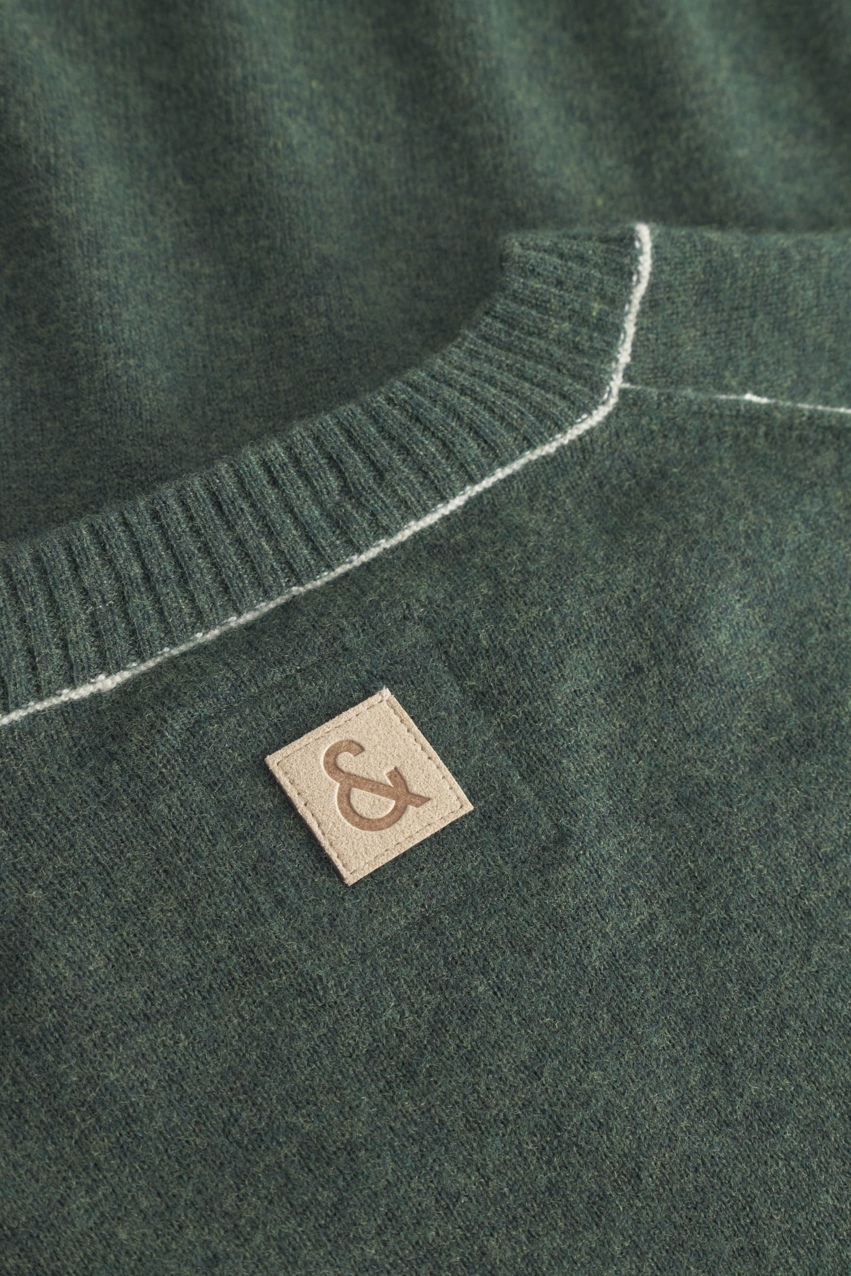 Miscela Merino a collo tondo in Yucca Maglioni Colours and Sons