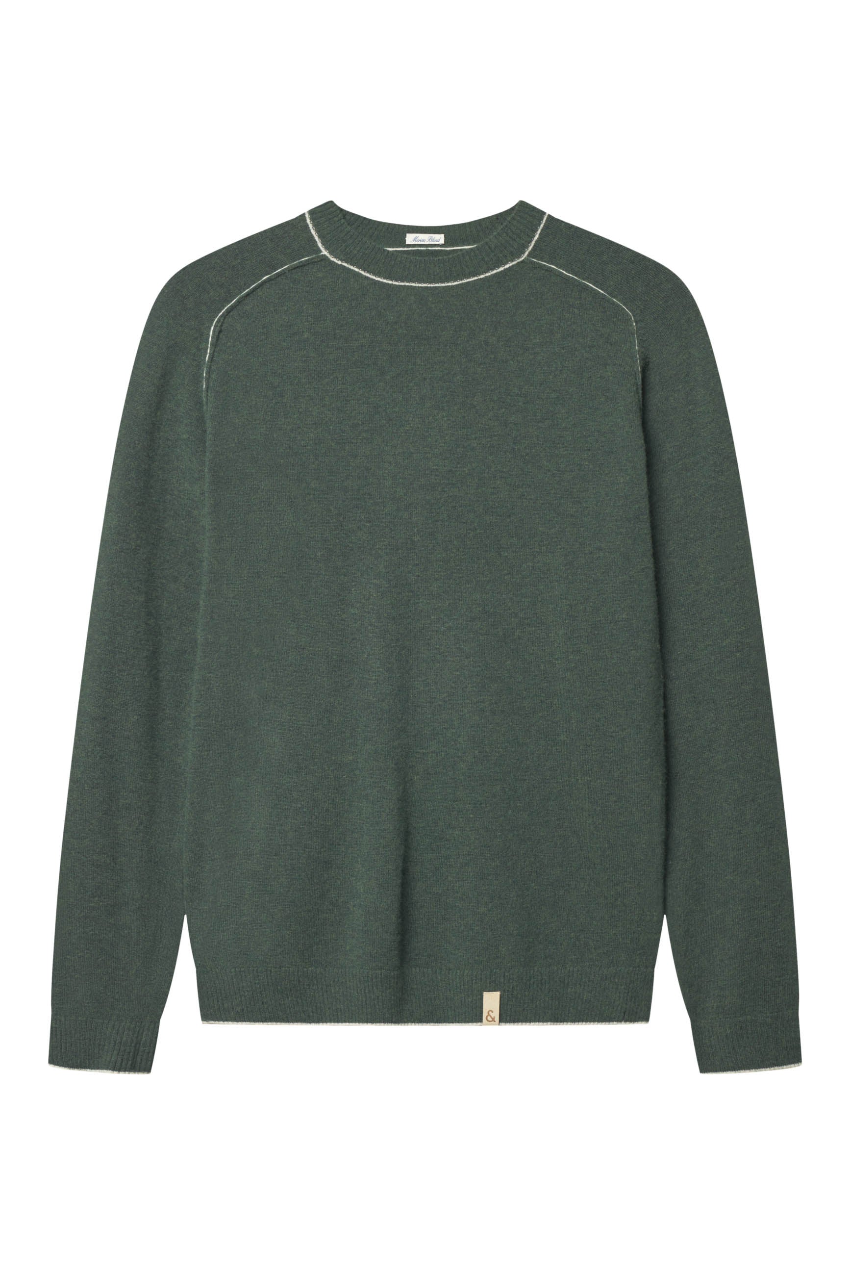 Miscela Merino a collo tondo in Yucca Maglioni Colours and Sons