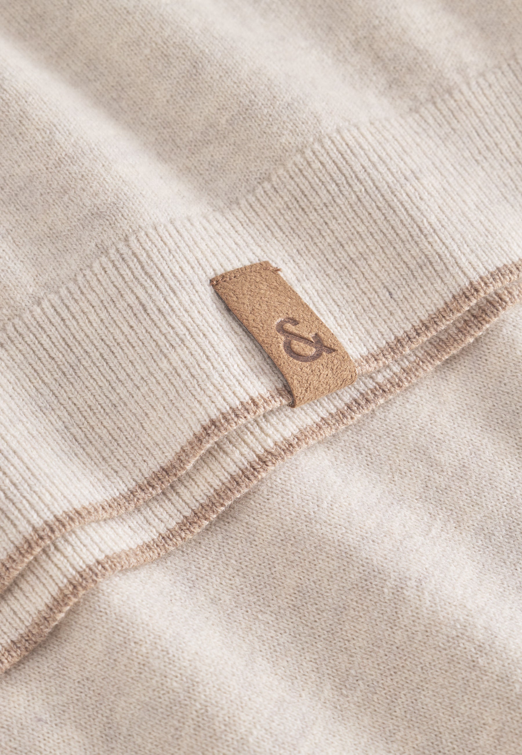 Dolcevita in misto merino in bianco sporco Maglioni Colours and Sons