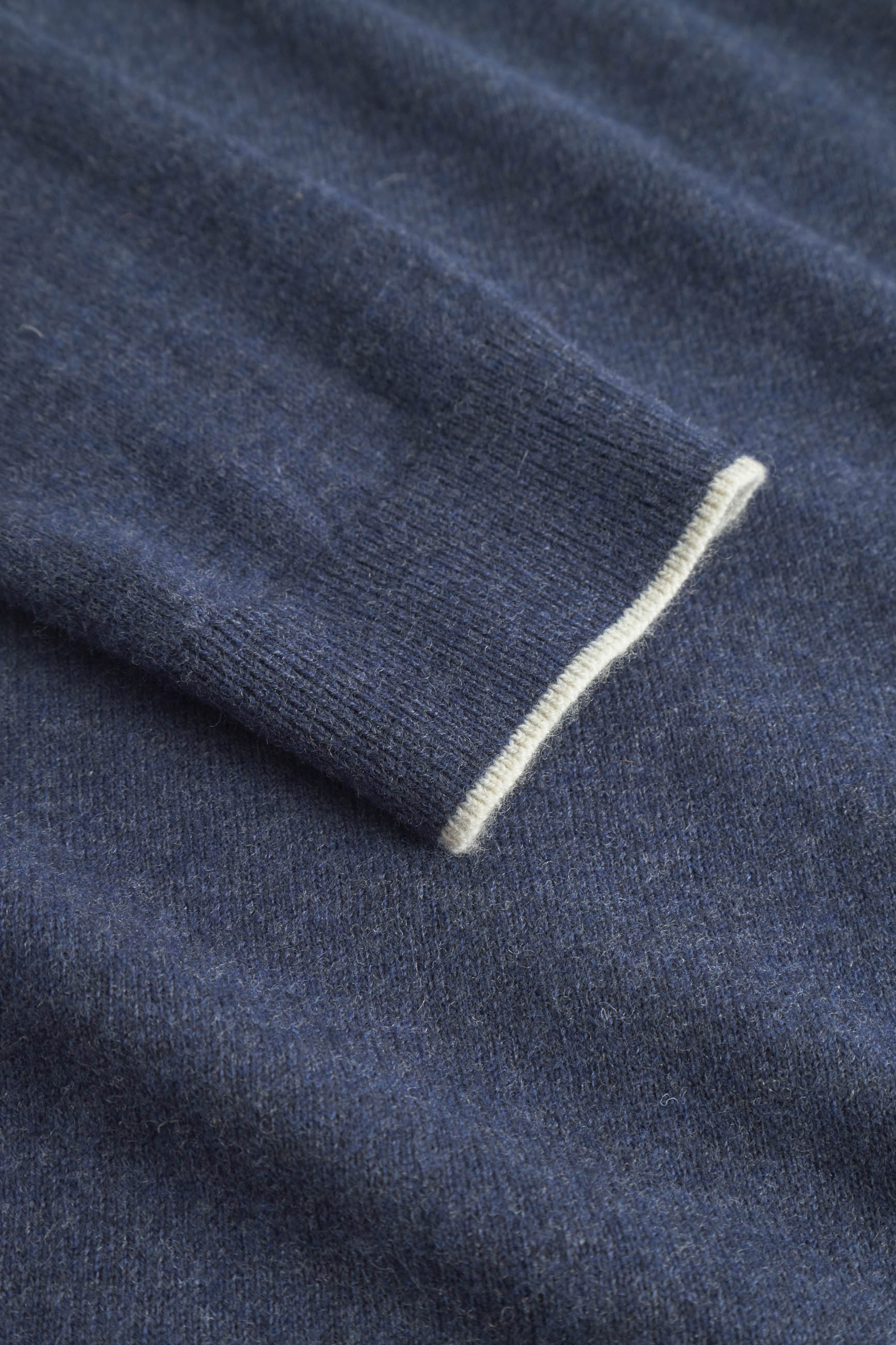 Dolcevita in misto merino in blu Maglioni Colours and Sons