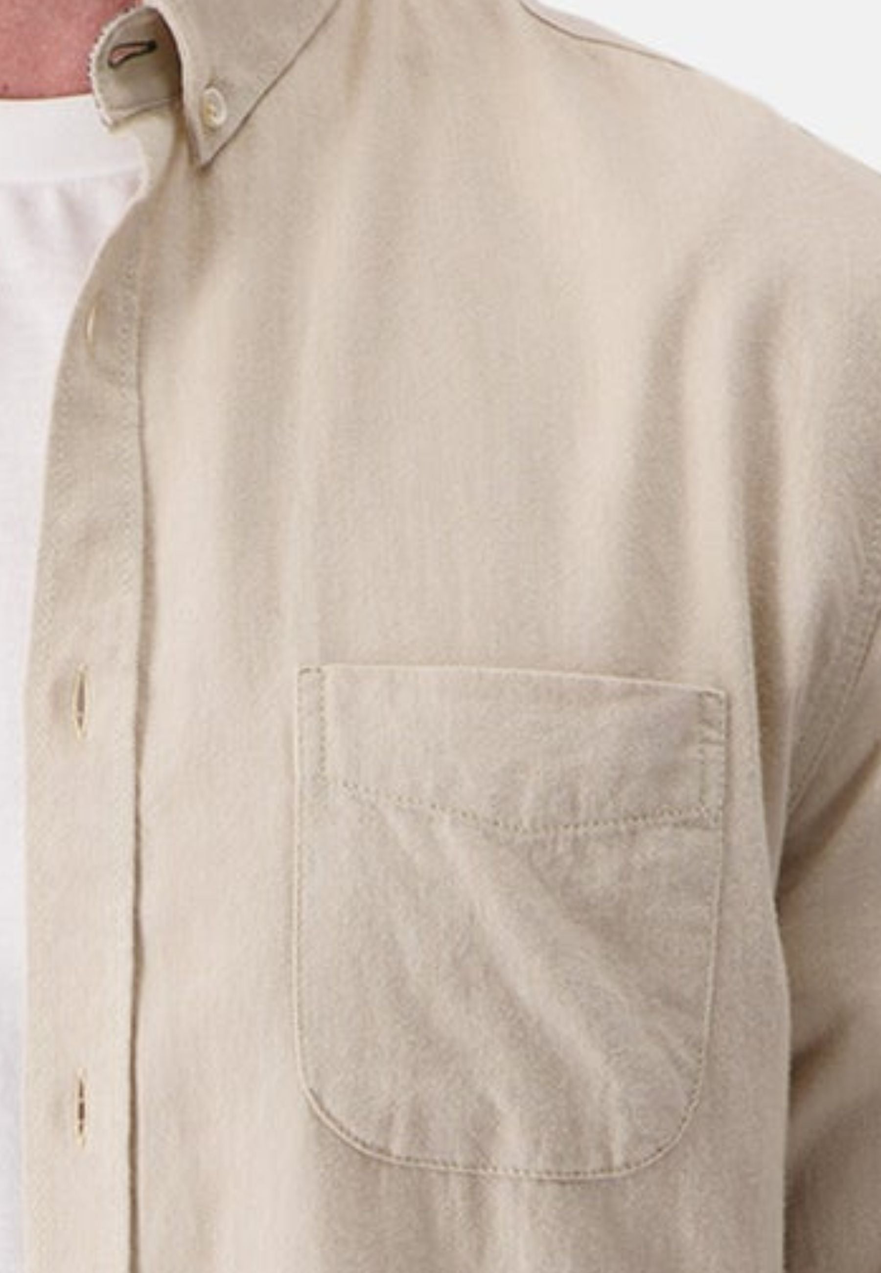 Camicia Twill spazzolato in Tumbleweed Camicie Colours and Sons