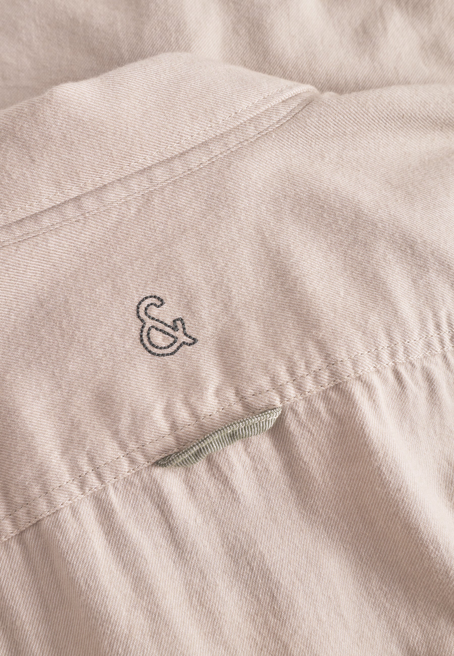 Camicia Twill spazzolato in Tumbleweed Camicie Colours and Sons