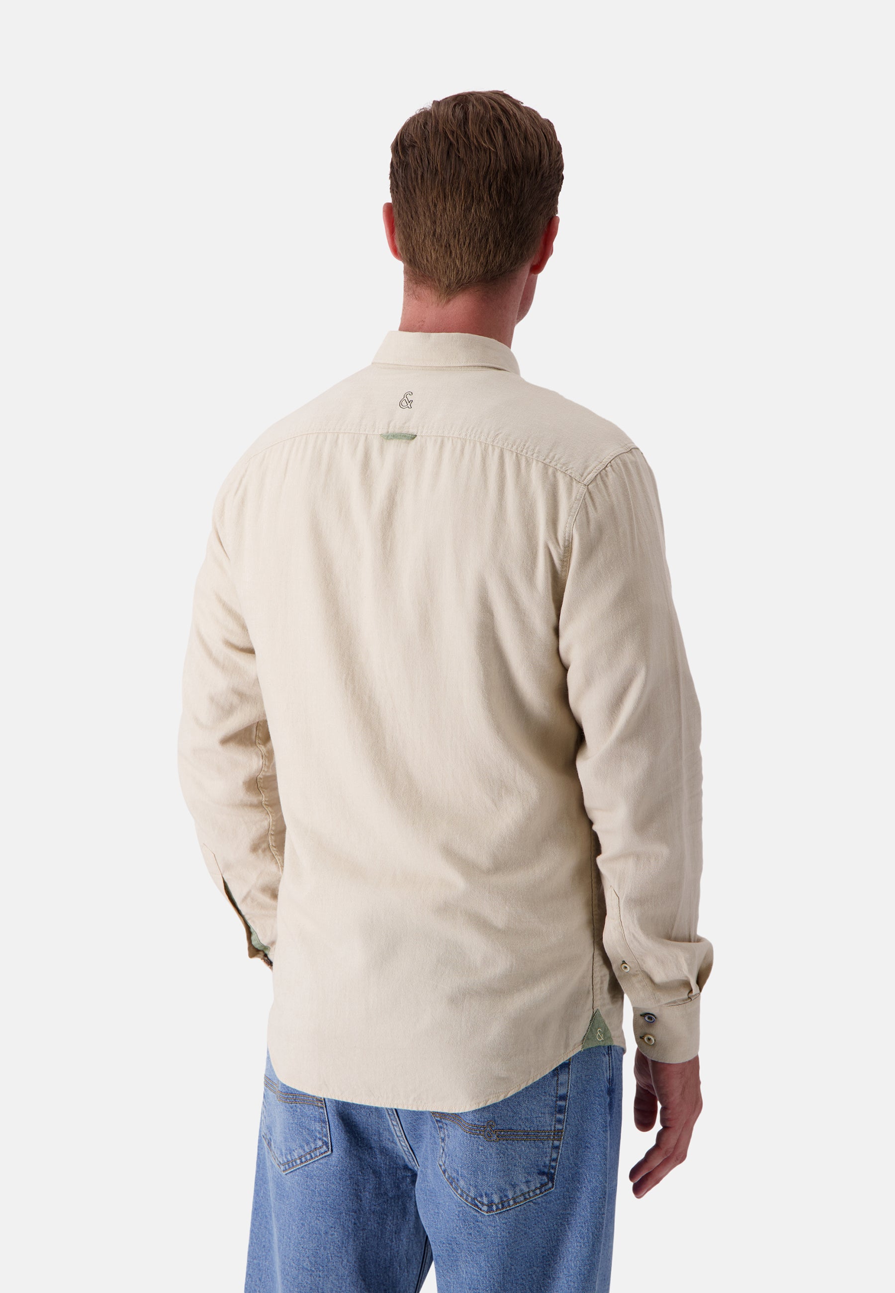 Camicia Twill spazzolato in Tumbleweed Camicie Colours and Sons