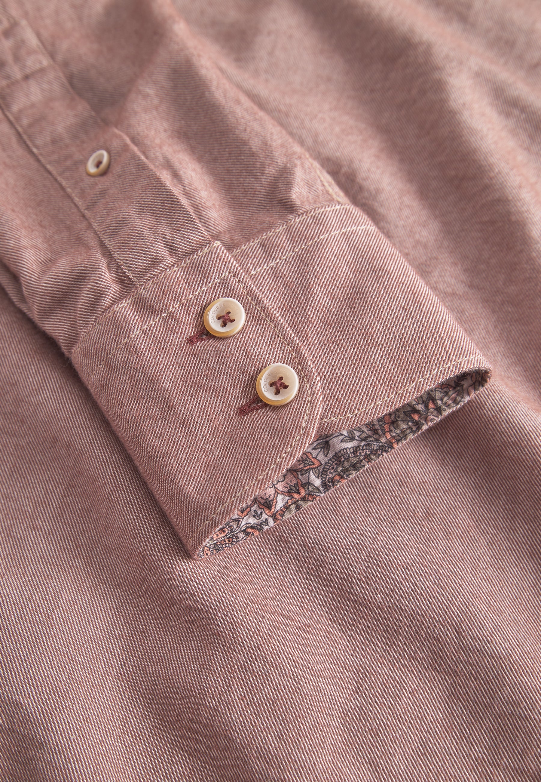 Camicia Brushed Twill in Soil Camicie Colours and Sons