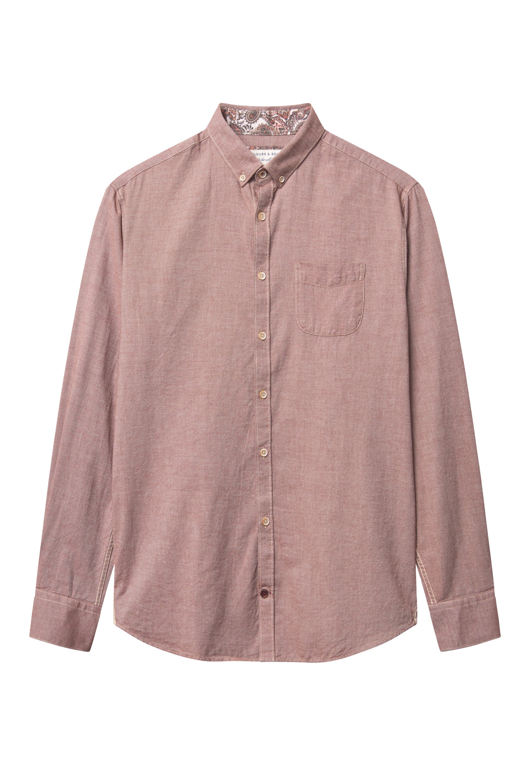 Camicia Brushed Twill in Soil Camicie Colours and Sons
