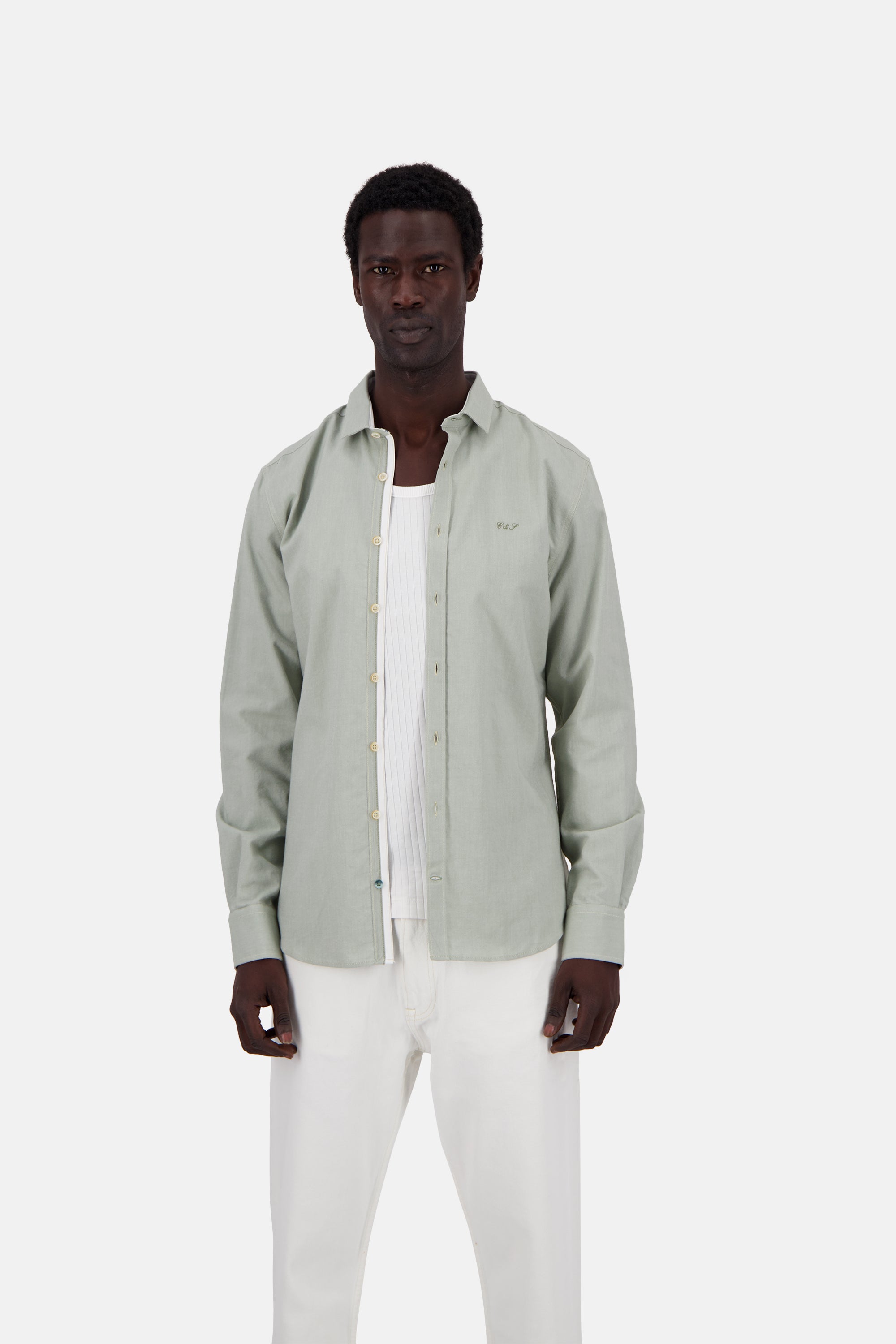 Camicia Oxford in Matcha Camicie Colours and Sons