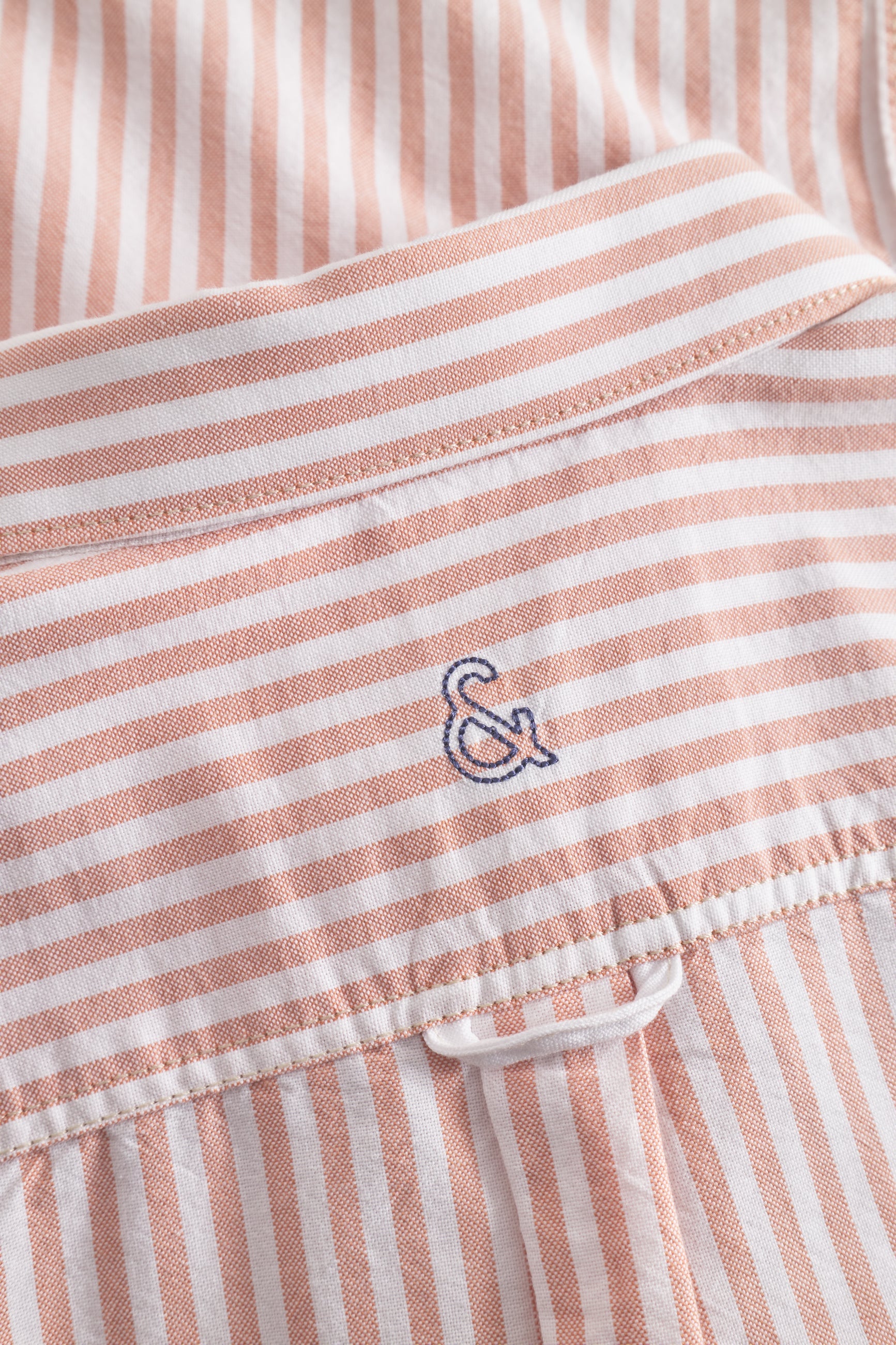 Camicia a righe Oxford in Salmon Stripes Camicie Colours and Sons