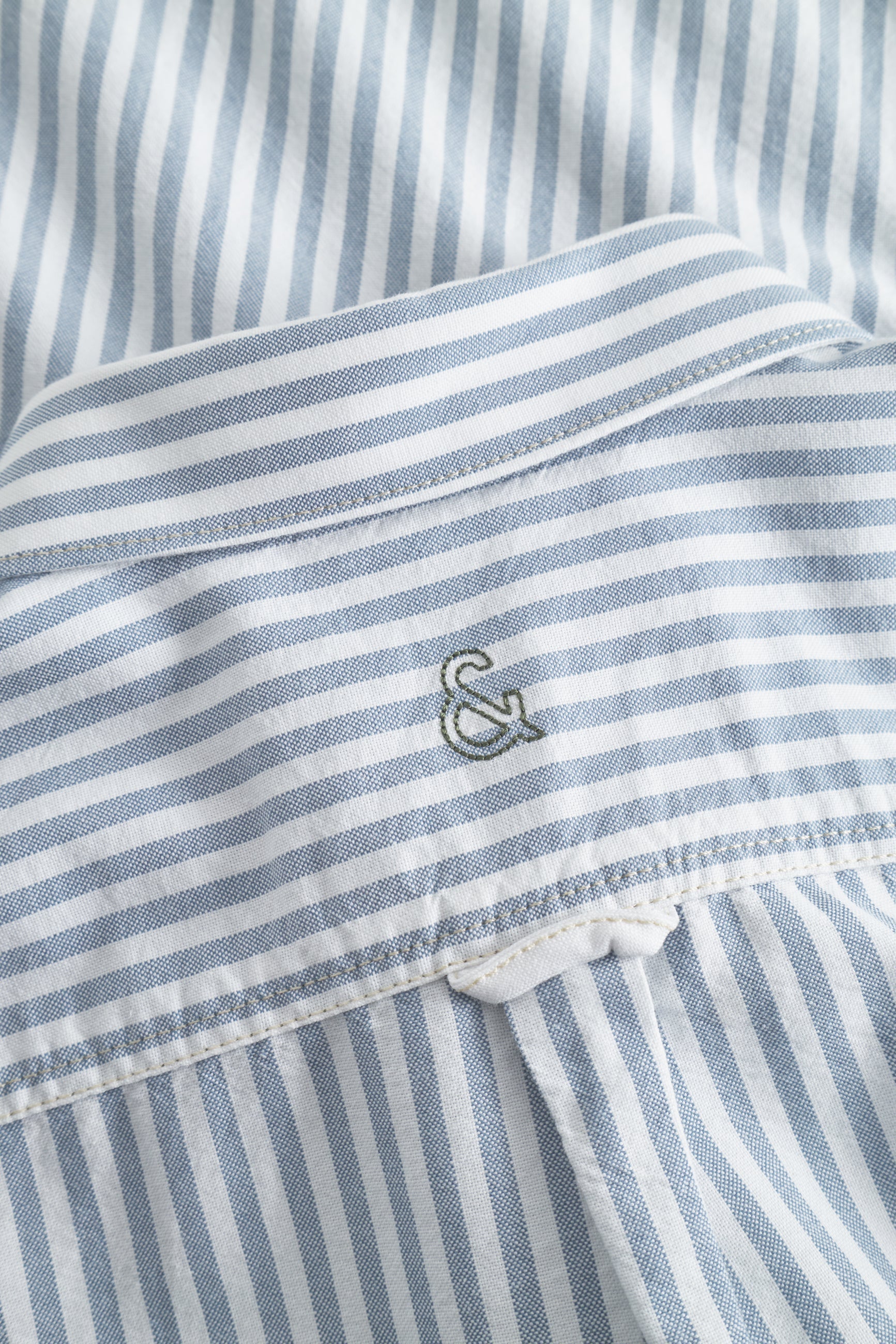 Camicia a righe Oxford in cielo Camicie a righe Colours and Sons