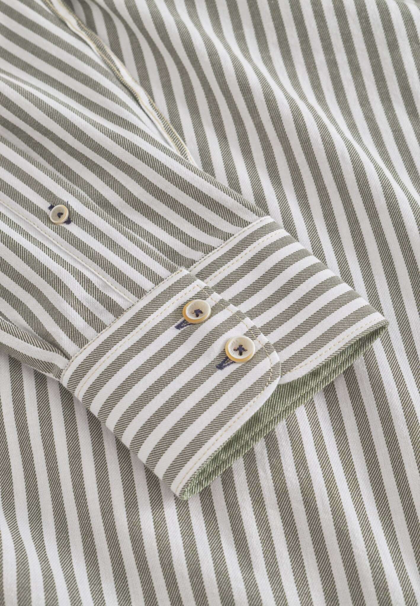Camicia in twill spazzolato a righe Hunter Stripes Camicie Colours and Sons