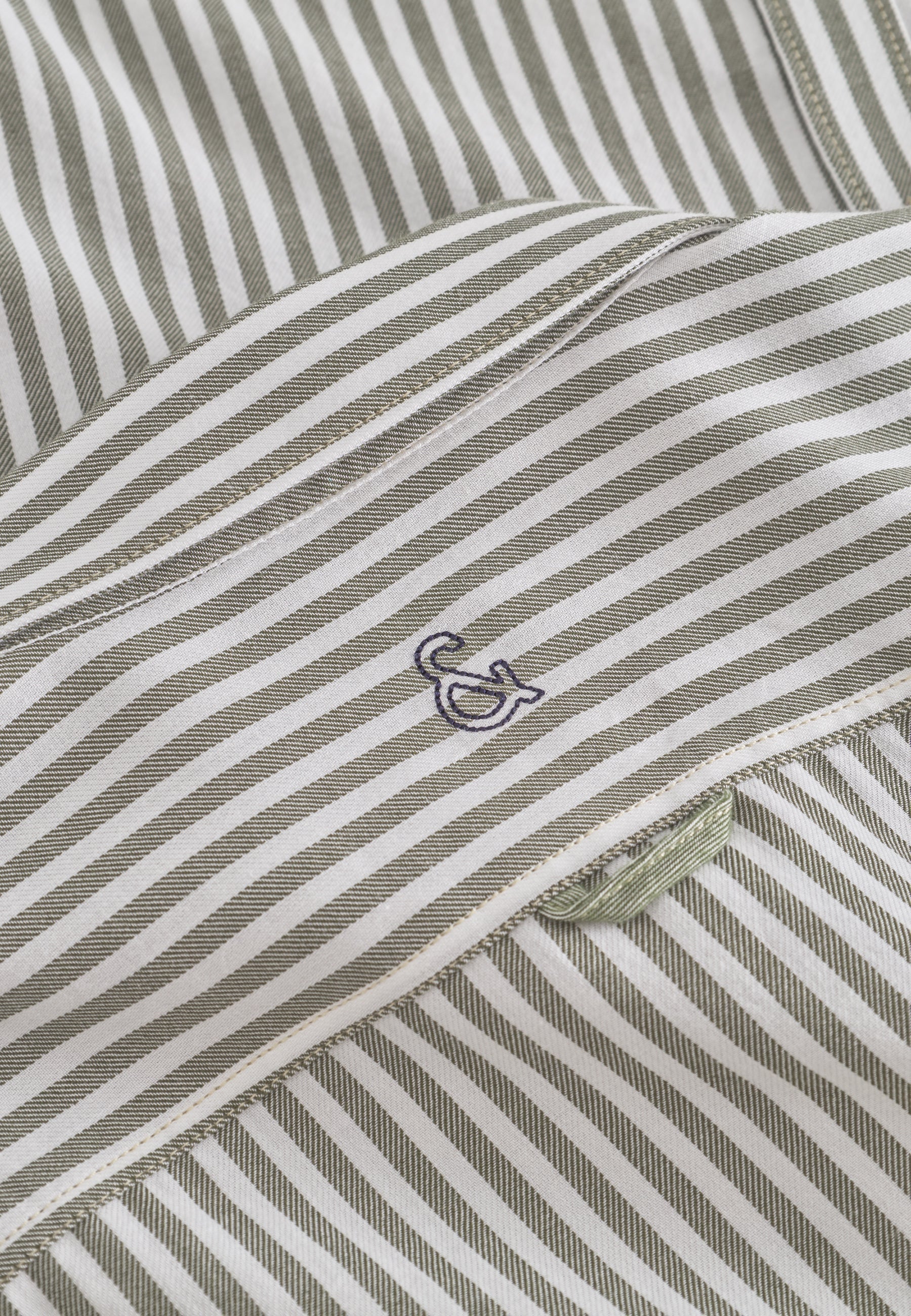 Camicia in twill spazzolato a righe Hunter Stripes Camicie Colours and Sons