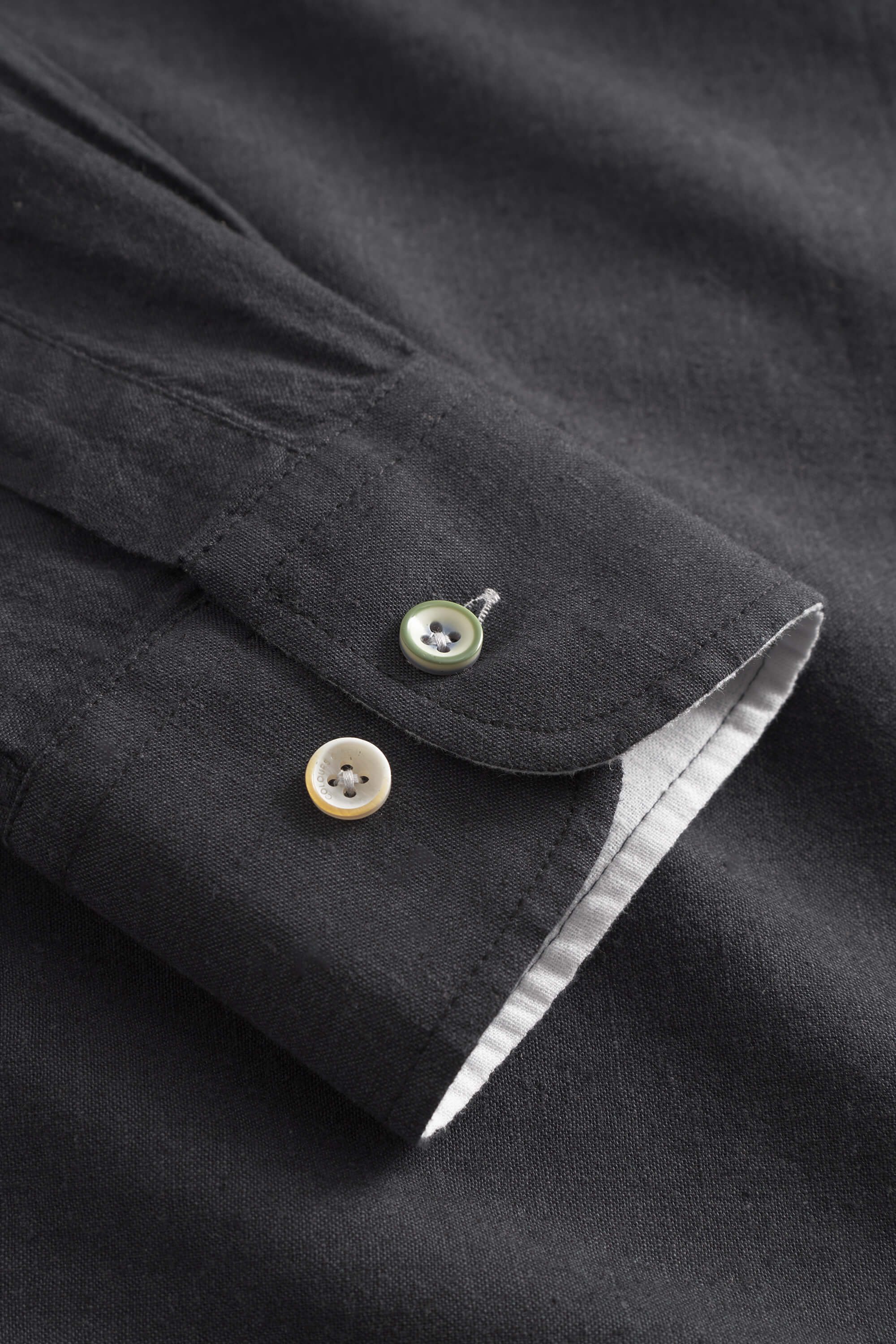 Camicia in misto lino Kent in antracite Camicie Colours and Sons