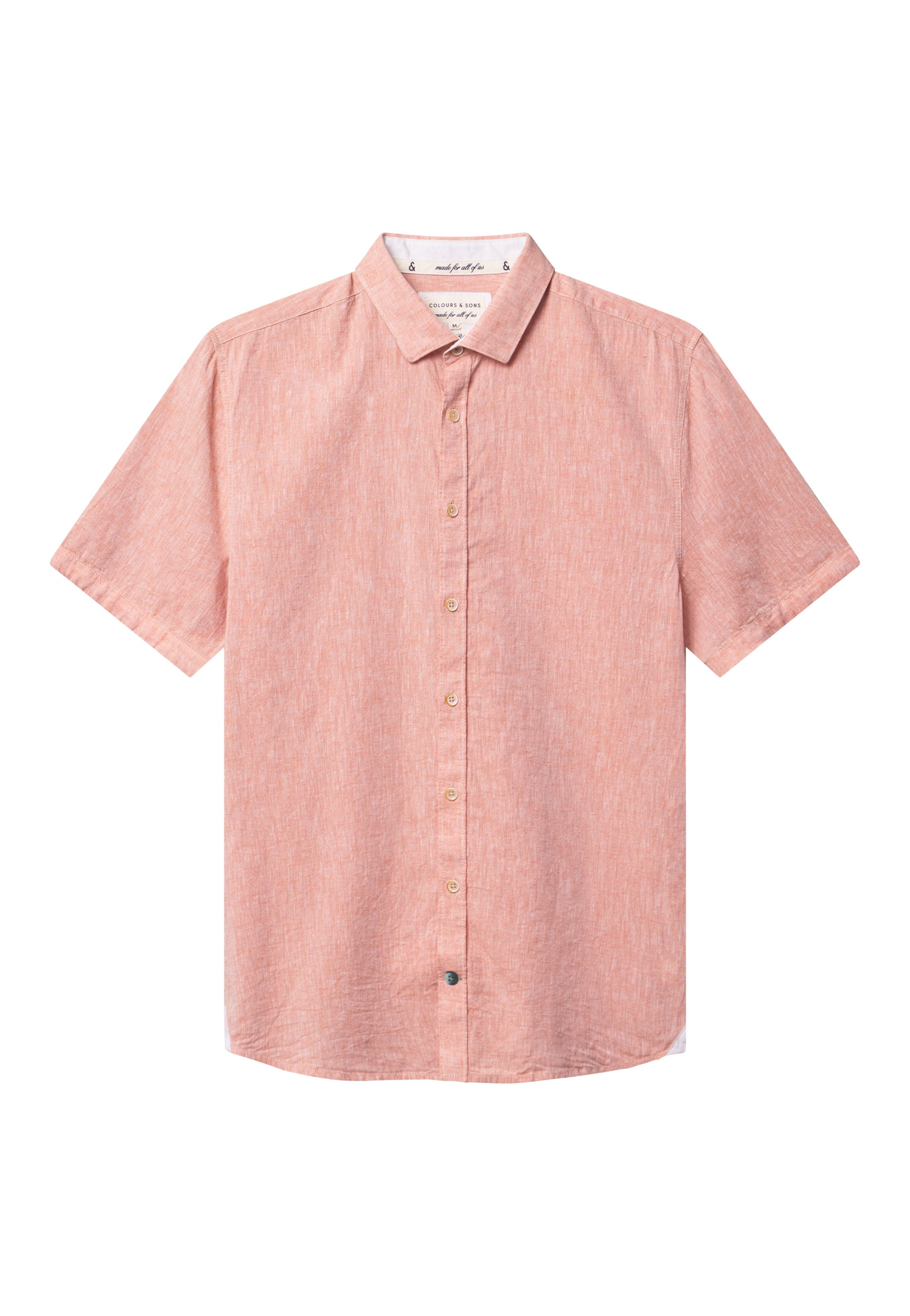 Camicia in misto lino Kent in Colours and Sons camicie argilla Colours and Sons