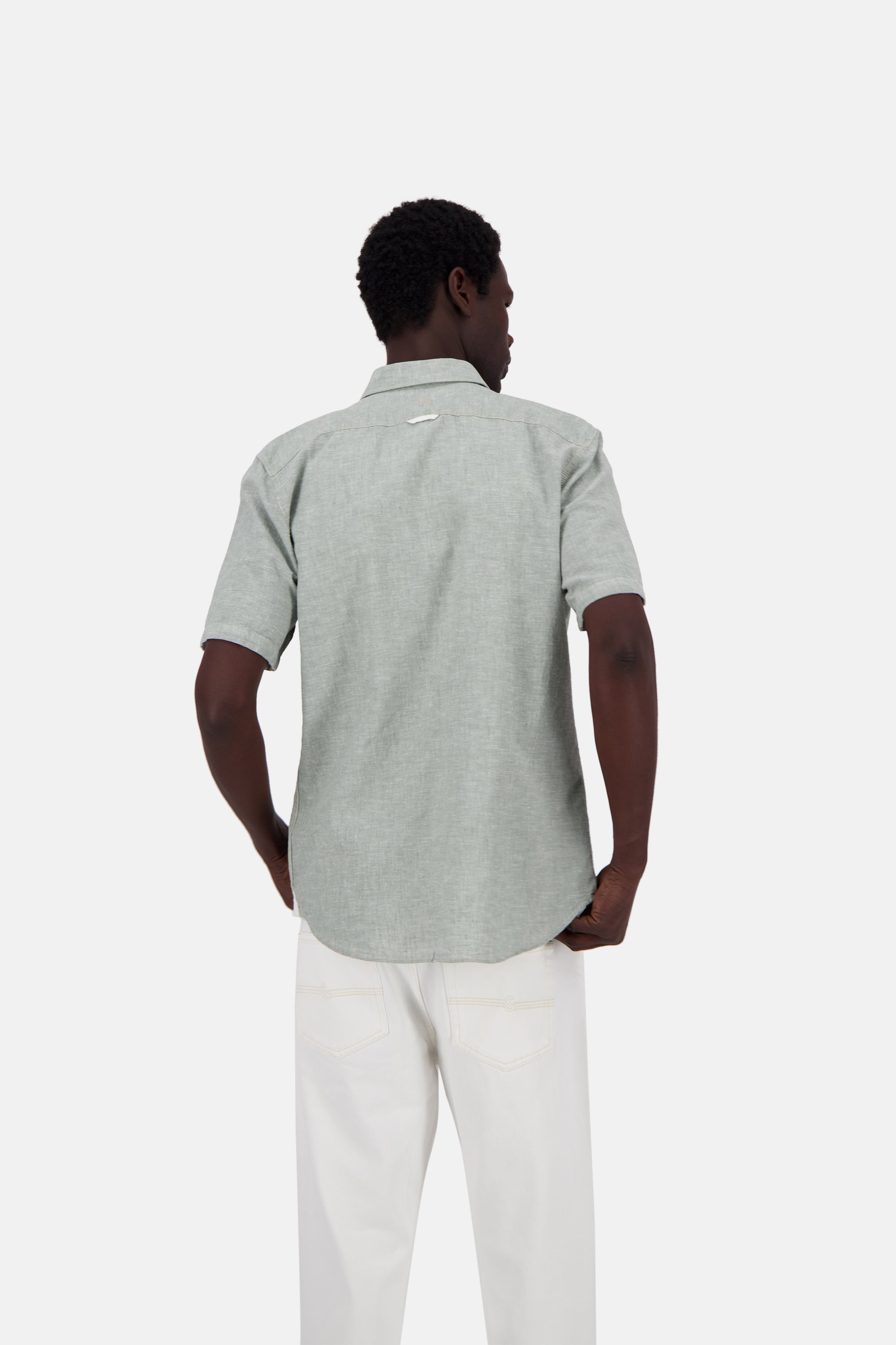 Camicia in misto lino Kent in Wasabi Camicie Colours and Sons