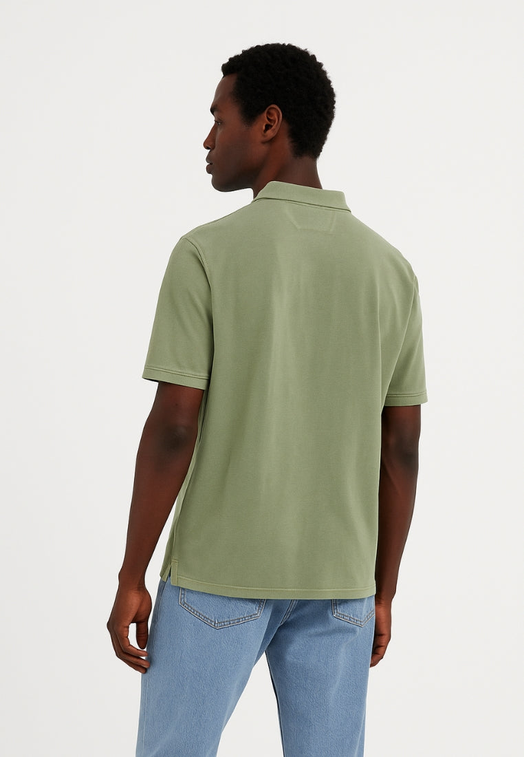 Polo tinta in capo in Wasabi T-Shirts Colours and Sons