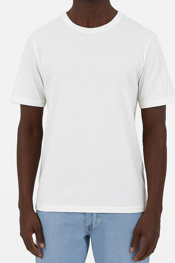 Maglietta in misto lino in bianco T-Shirts Colours and Sons