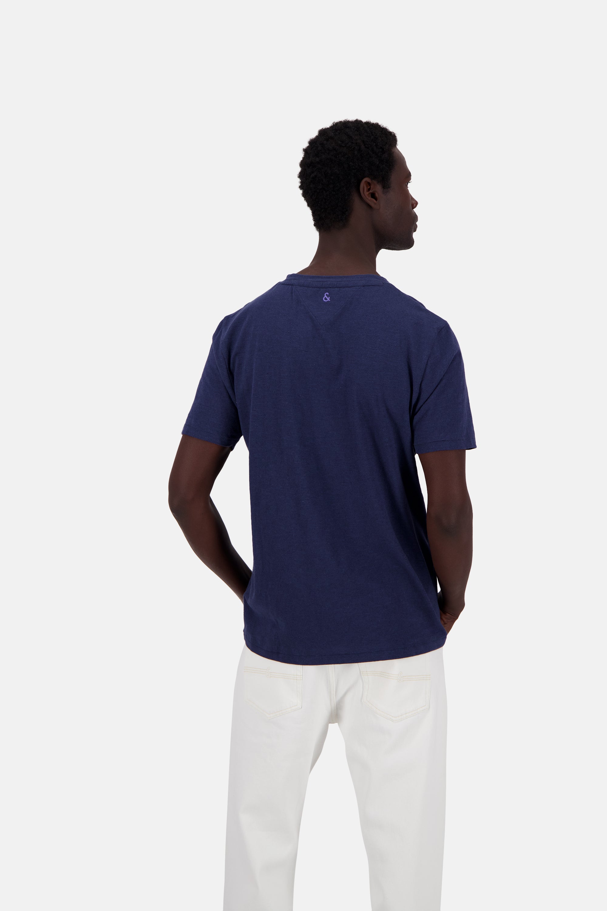 Maglietta in misto lino in Marina Magliette Colours and Sons