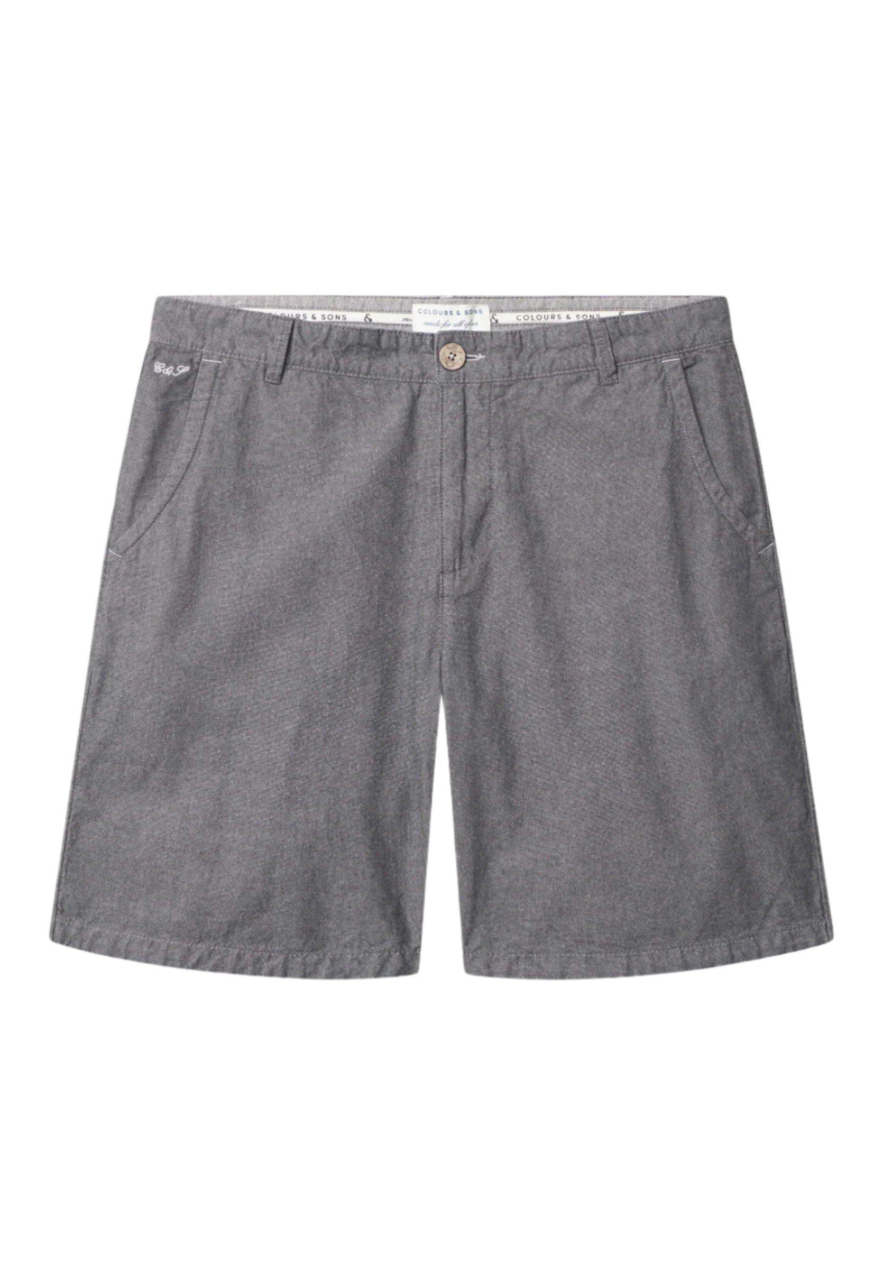Pantaloncini-Dobby in antracite Shorts Colours and Sons