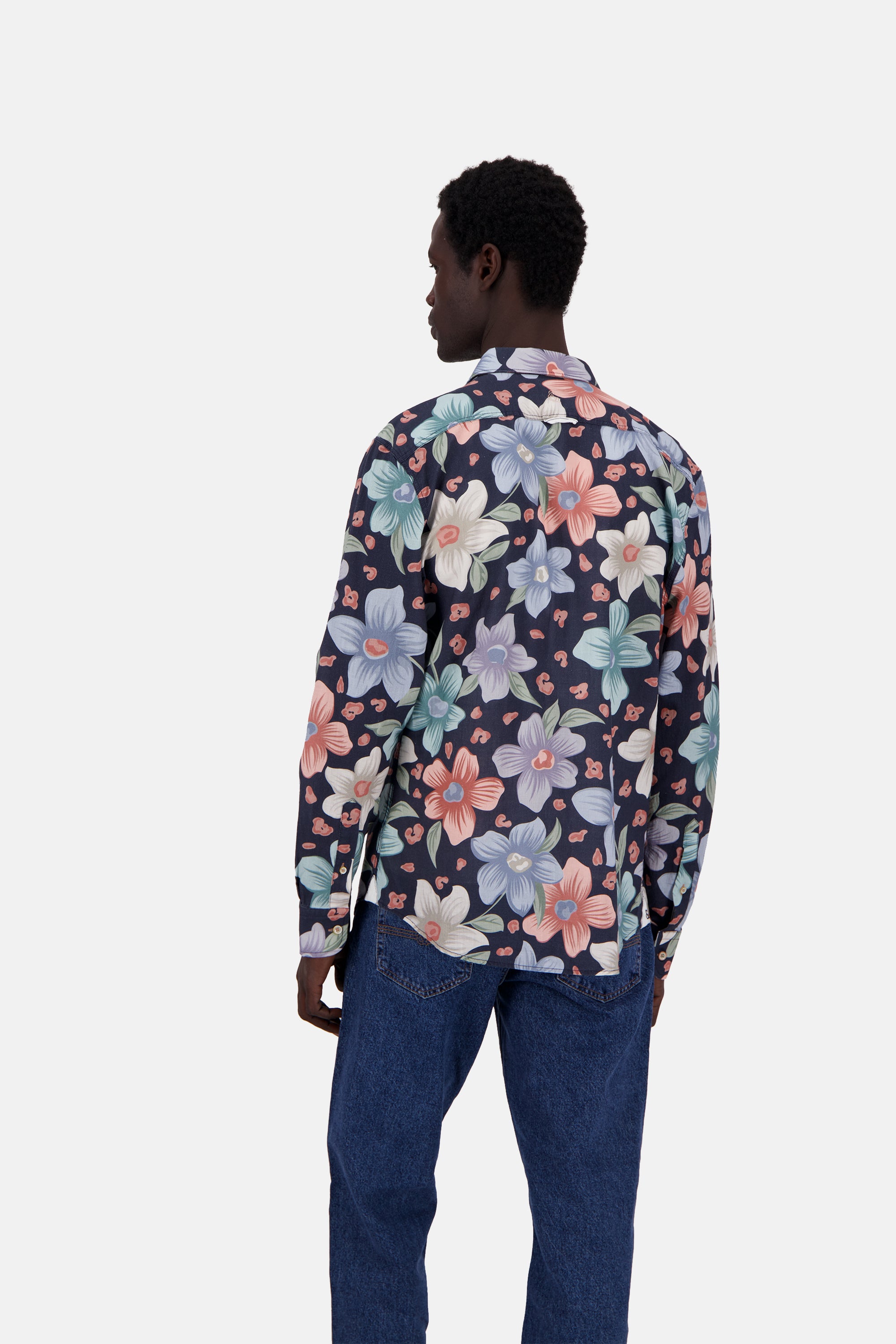 Camicia stampata in fiori di marina Camicie Colours and Sons