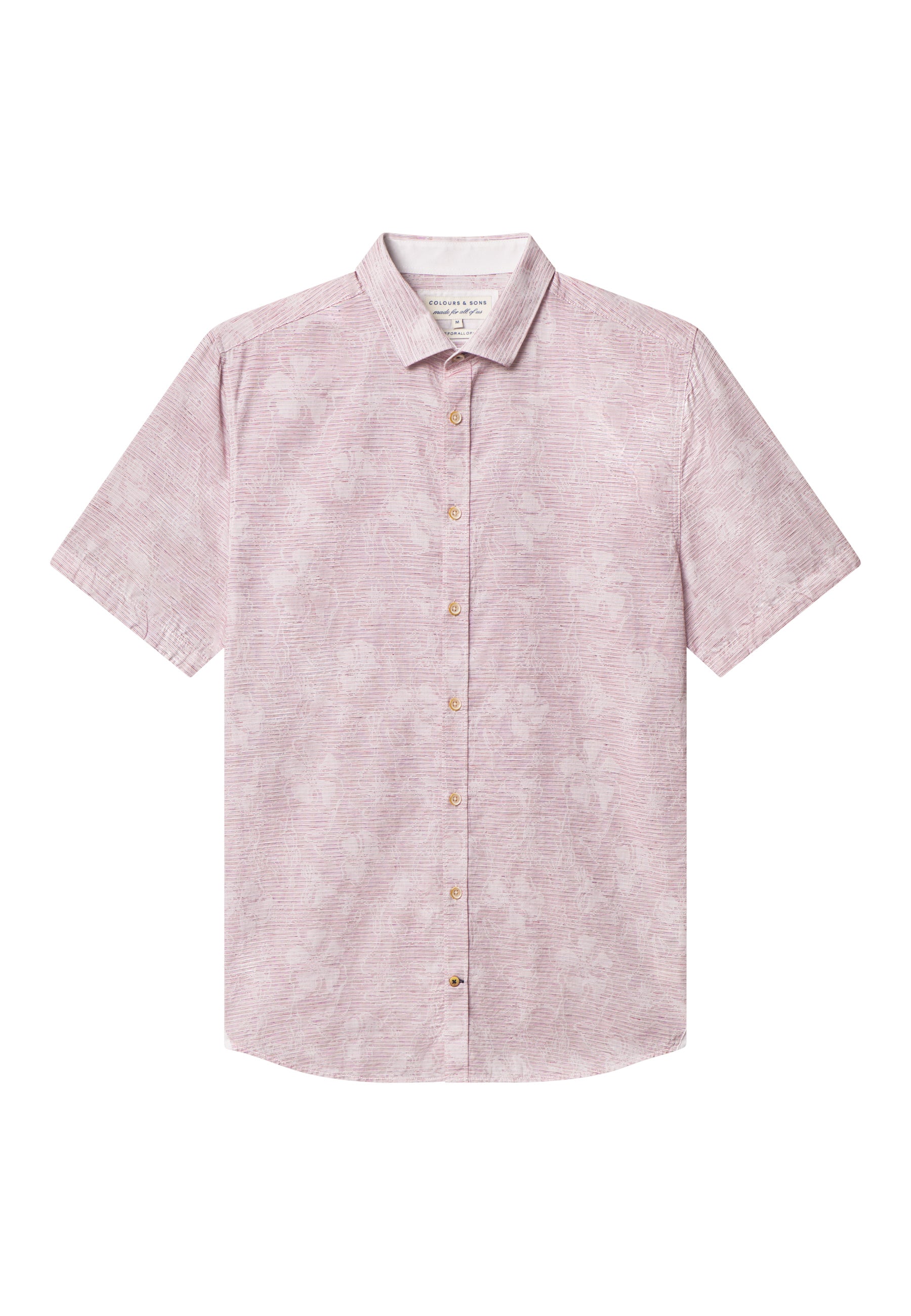 Camicie-Jacquard Fiori in Orchidee Sfumate Camicie Colours and Sons
