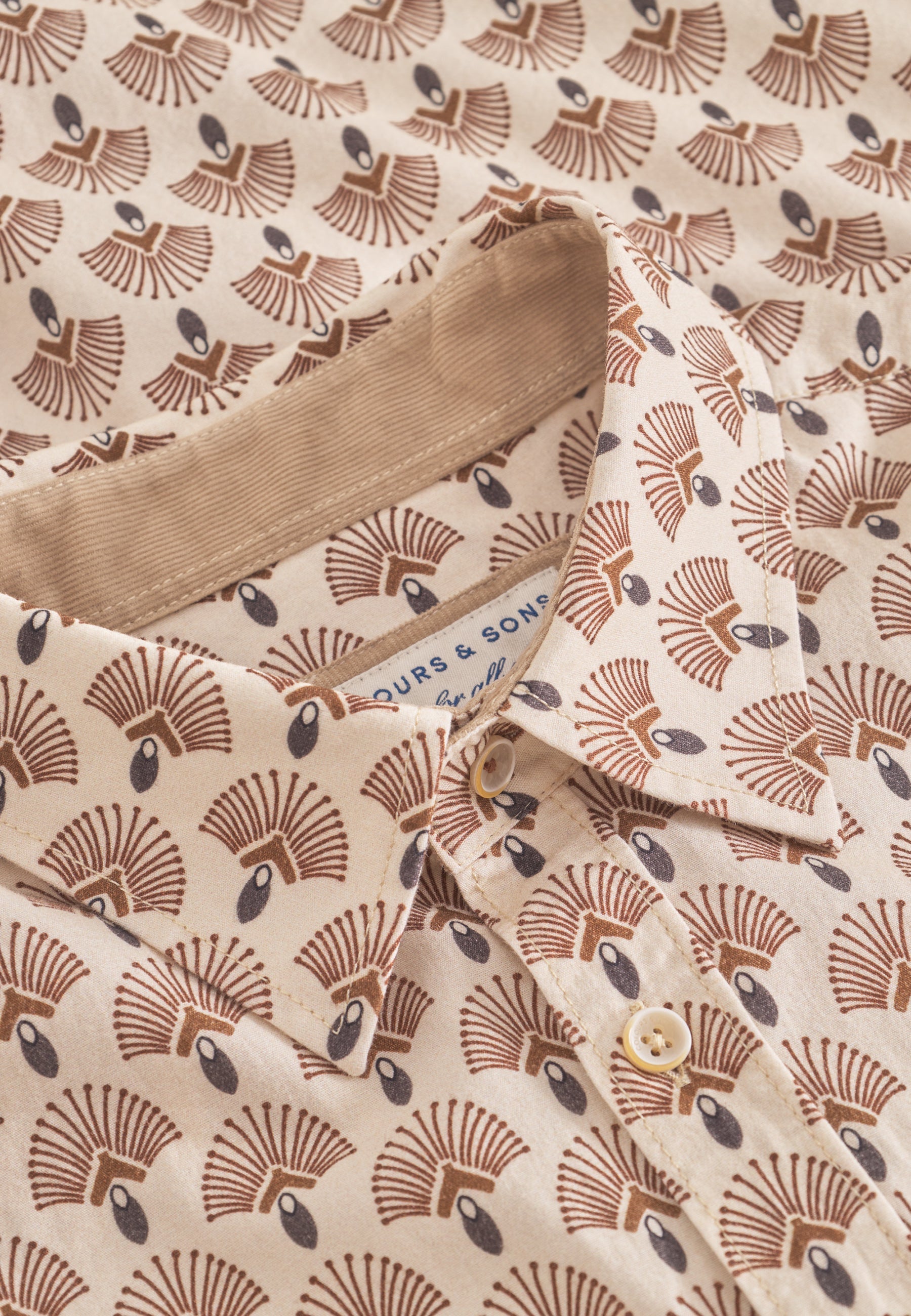 Camicia stampata in camicie Art Deco Colours and Sons