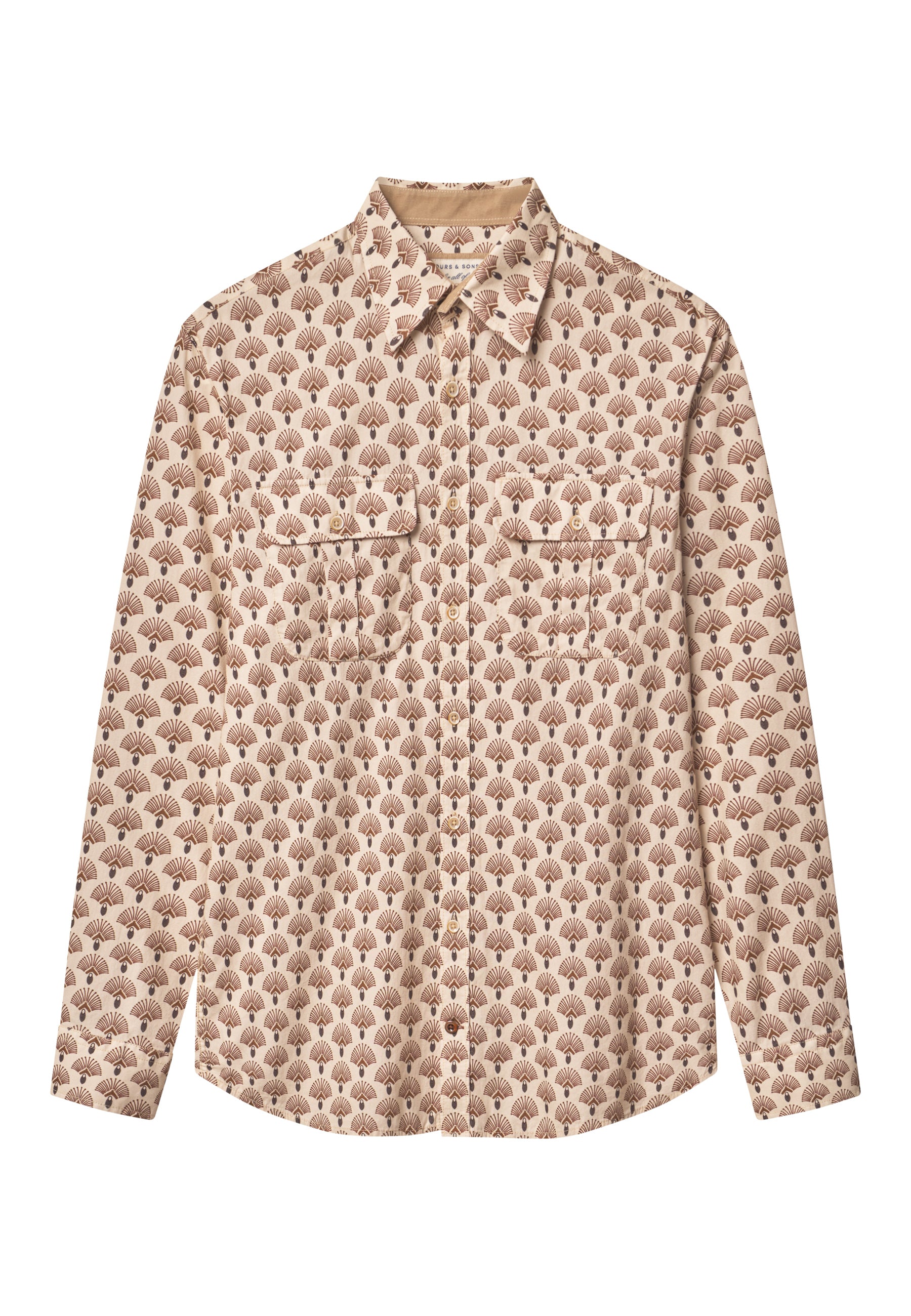 Camicia stampata in camicie Art Deco Colours and Sons