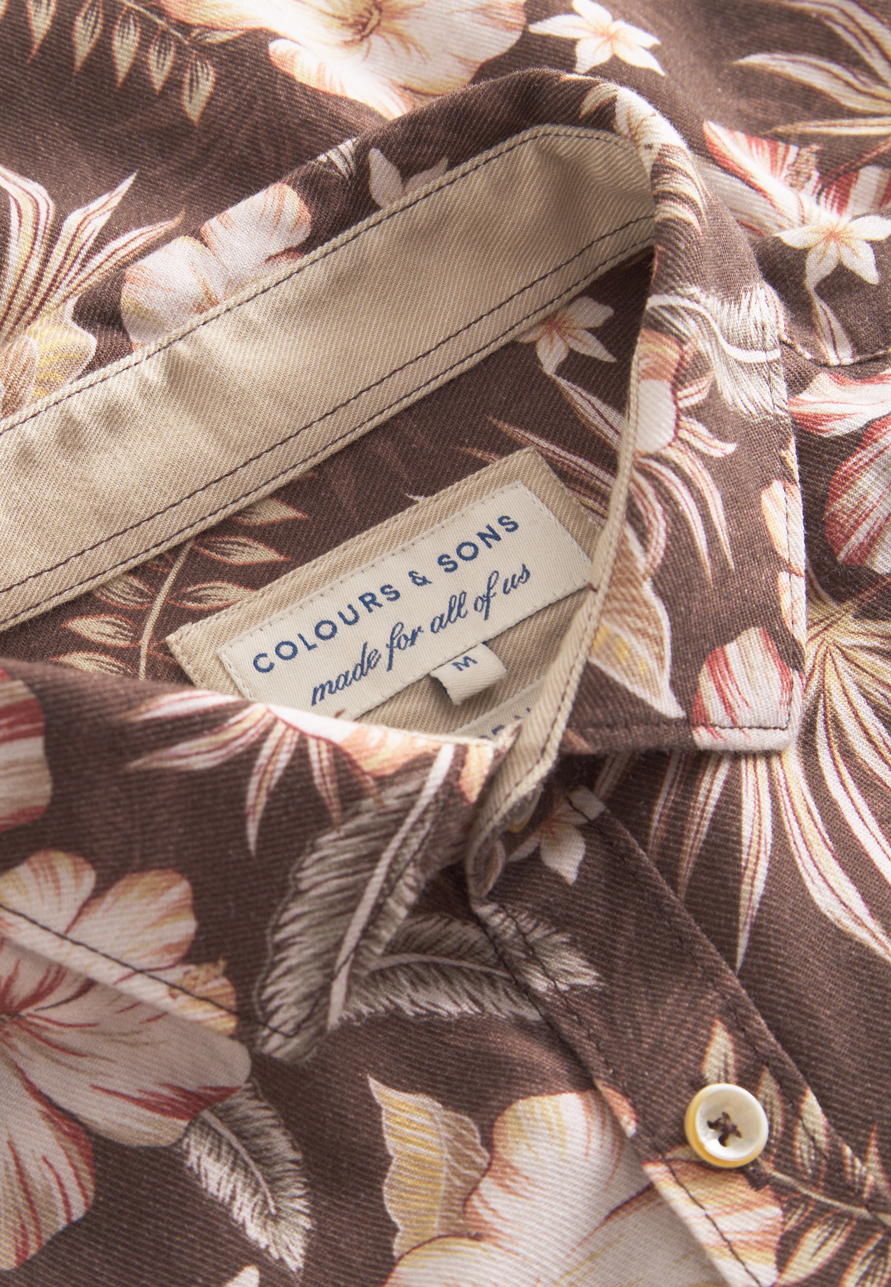 Camicia stampata in Soil Flowers Shirts Colours and Sons