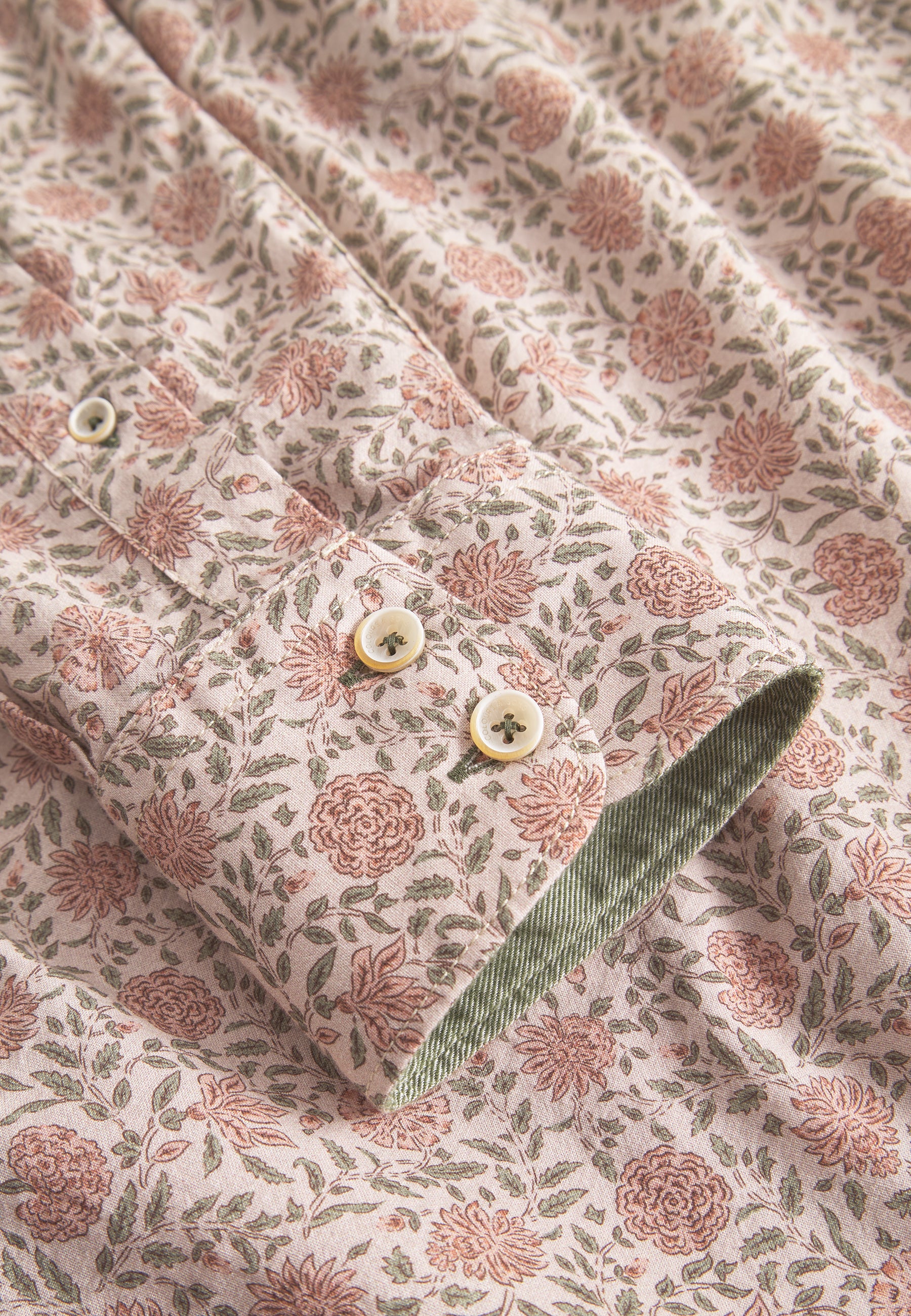 Camicia stampata in Mezcal Fiori Camicie Colours and Sons