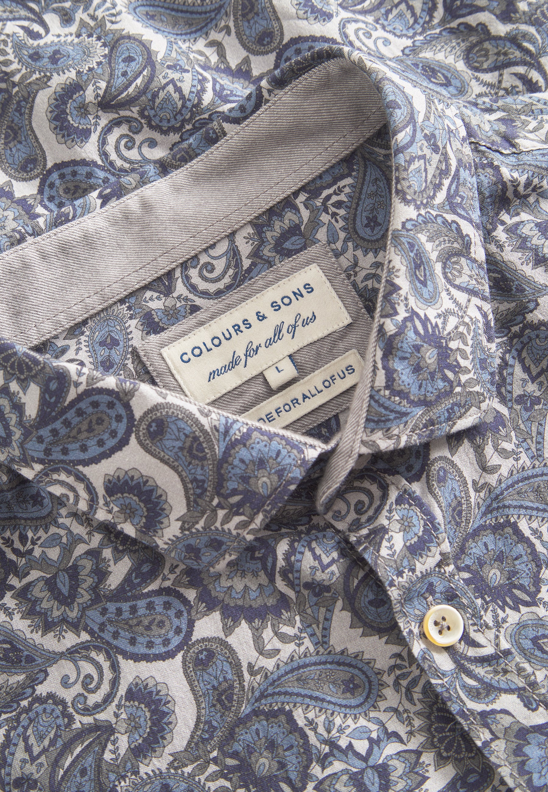 Camicia stampata in Horizon Paisley Camicie Colours and Sons