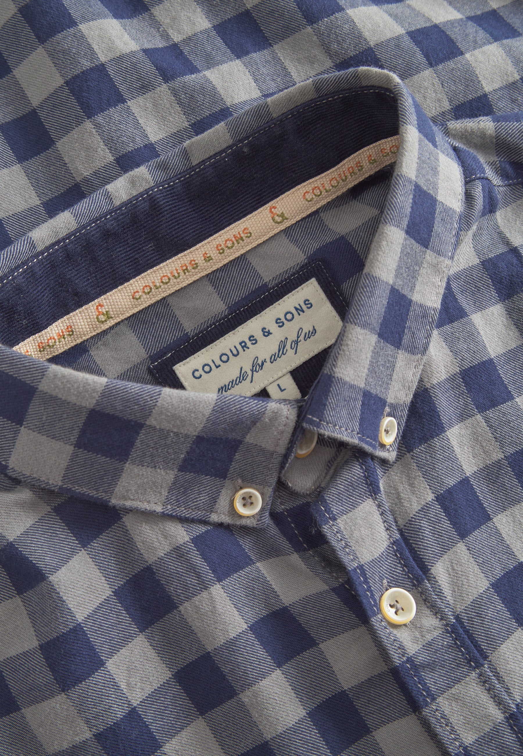 Camicia stampata in Marina Vichy Camicie Colours and Sons