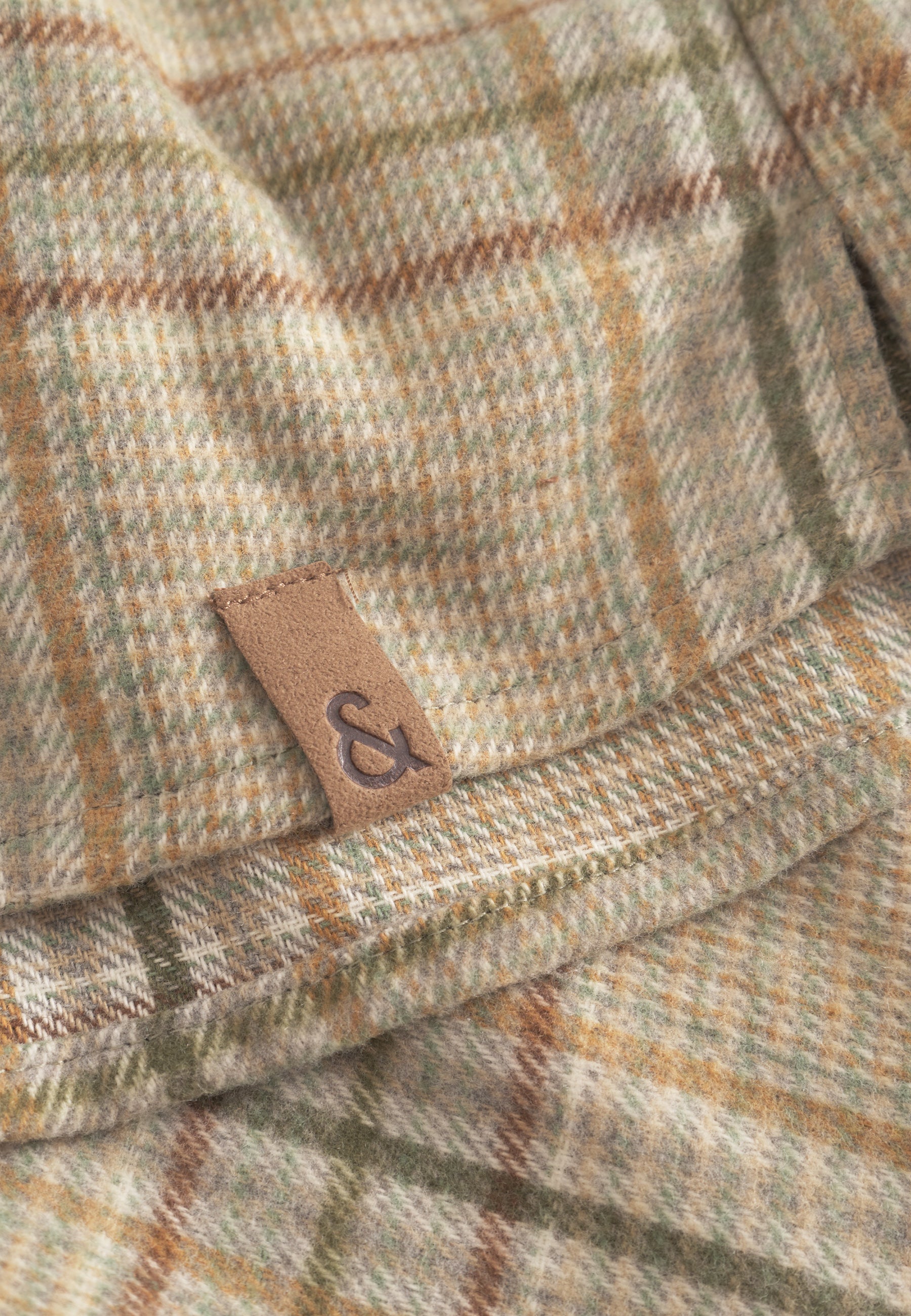 Giacca a quadri Overshirt in trifoglio check Colours and Sons