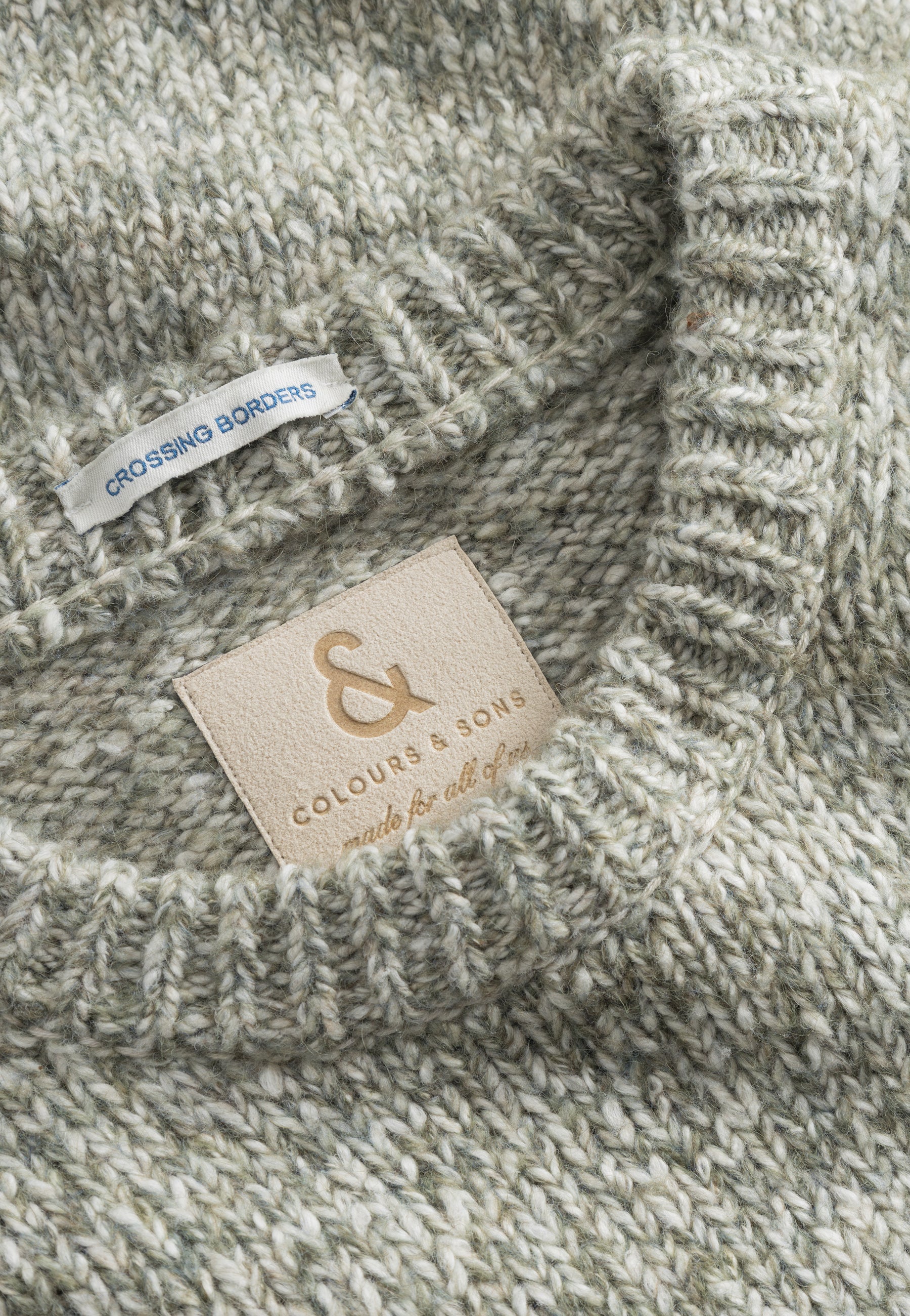 Scollo rotondo in marna di Hunter Maglioni Colours and Sons