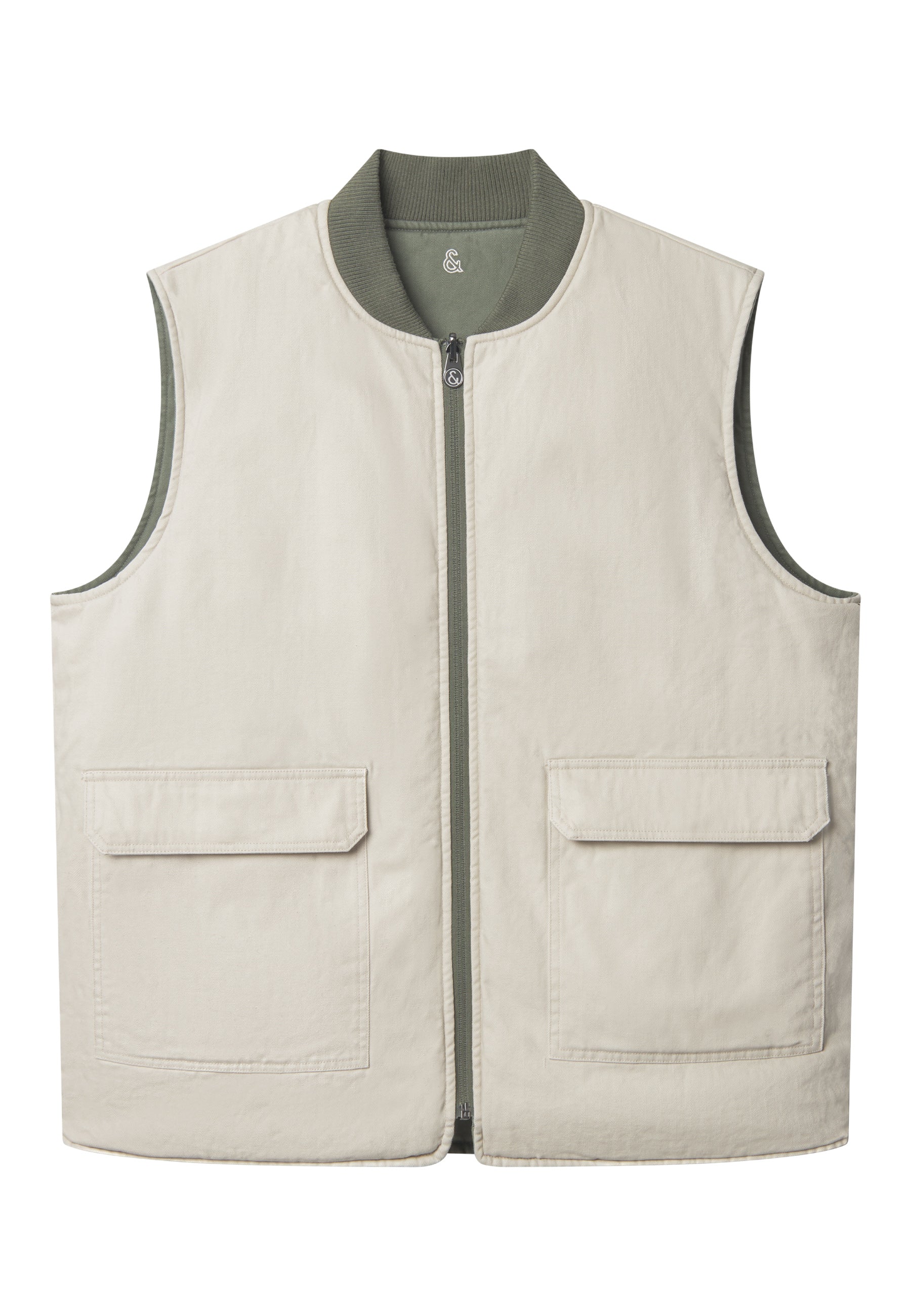 Gilet reversibili a spina di pesce in giacche Hunter Colours and Sons