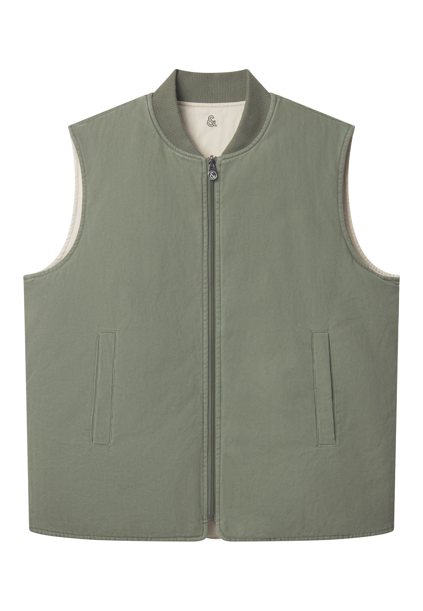 Gilet reversibili a spina di pesce in giacche Hunter Colours and Sons