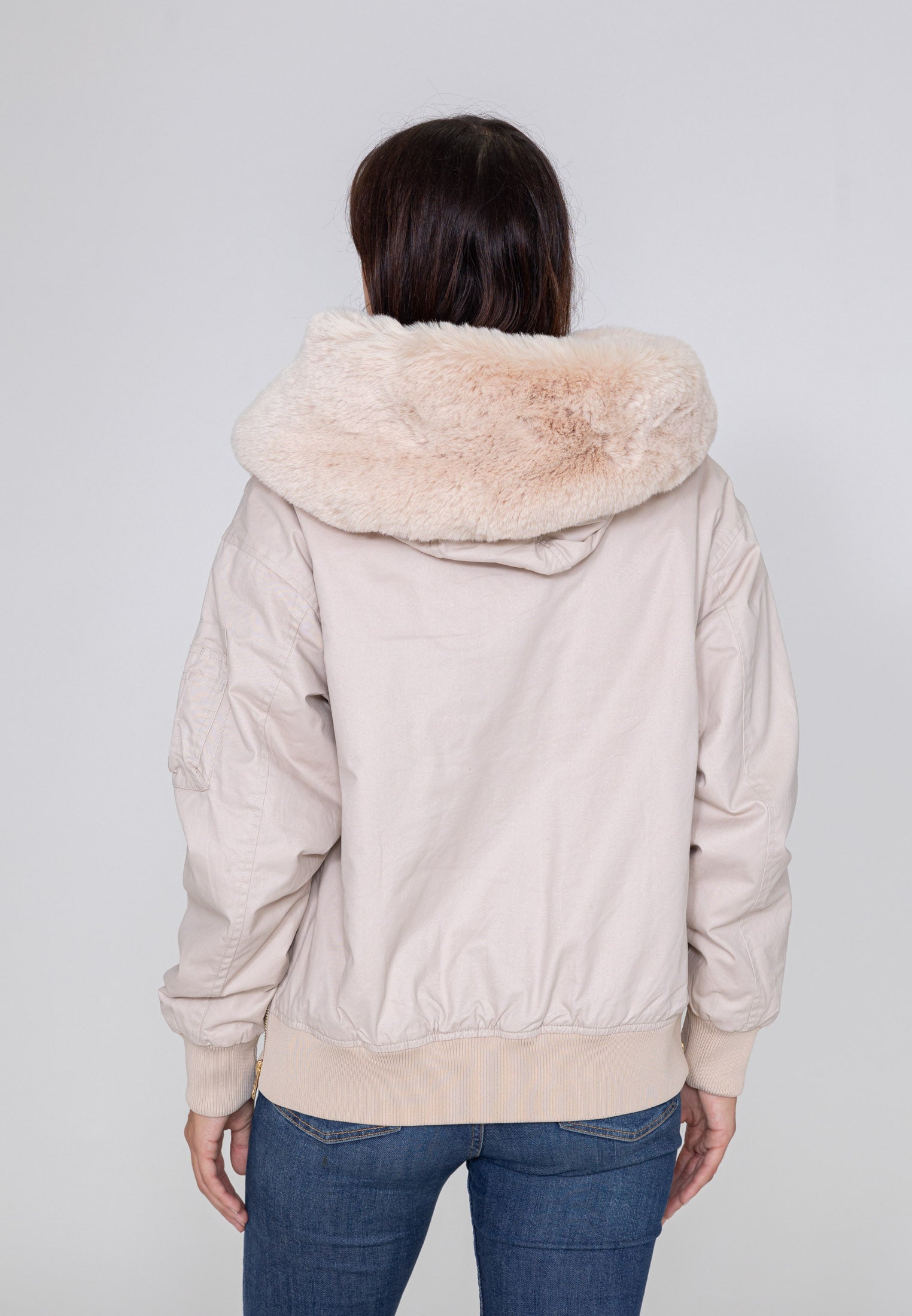 Giubbotto bomber Ada W in Giacche Crema Bombers Original