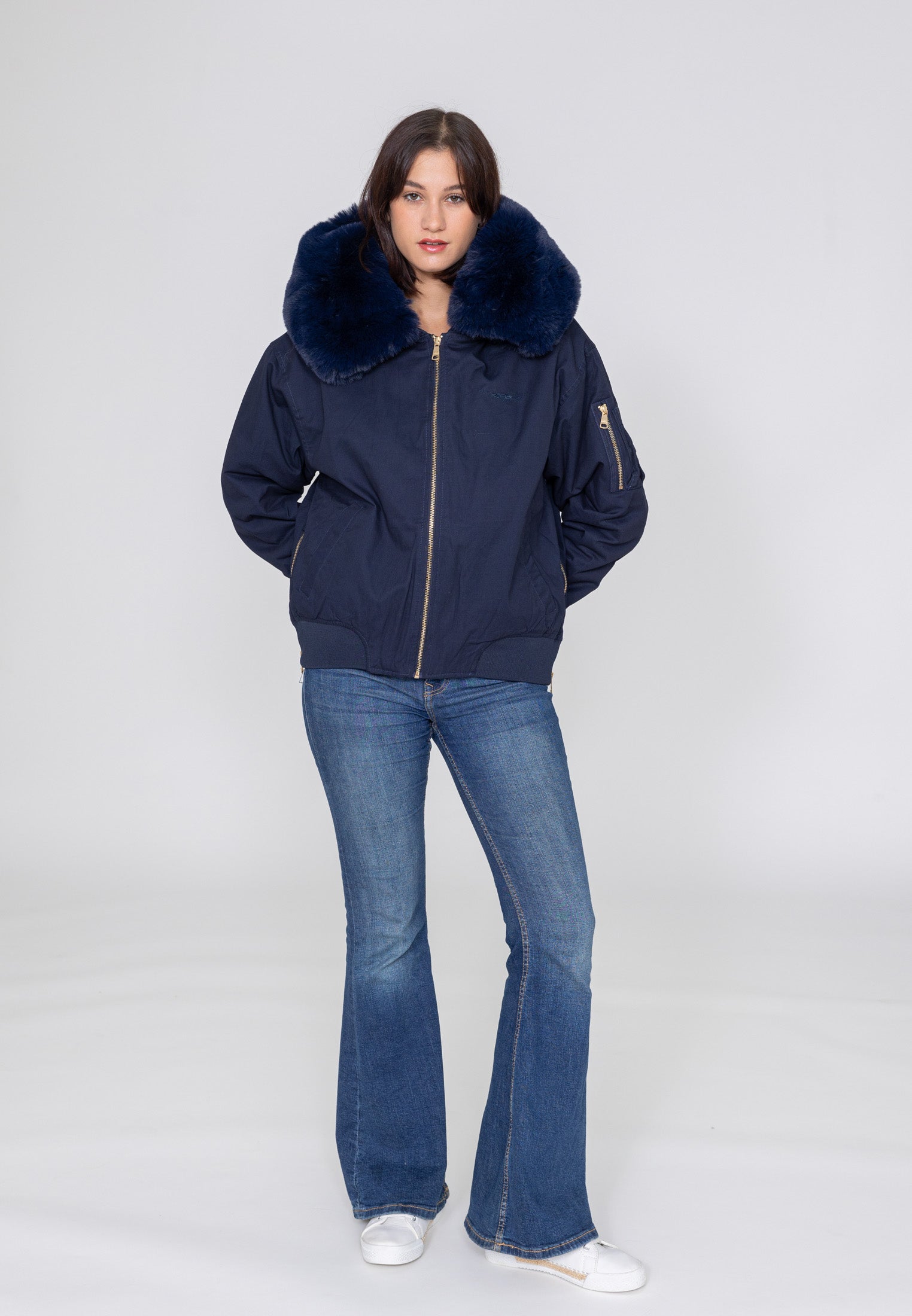 Giacca bomber Ada W in Navy Bombers Original