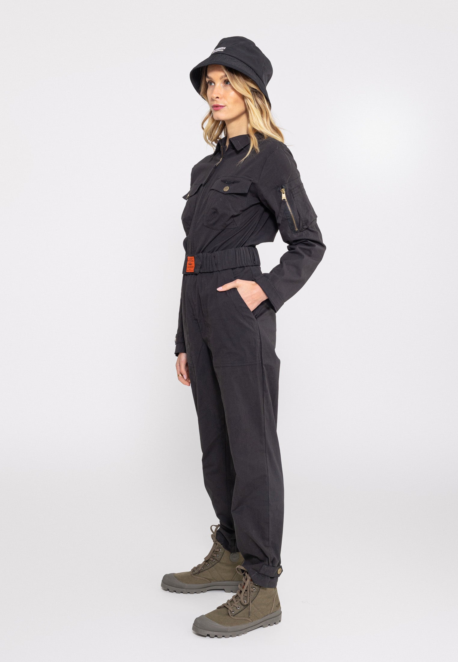 Tuta all over in tuta nera Bombers Original