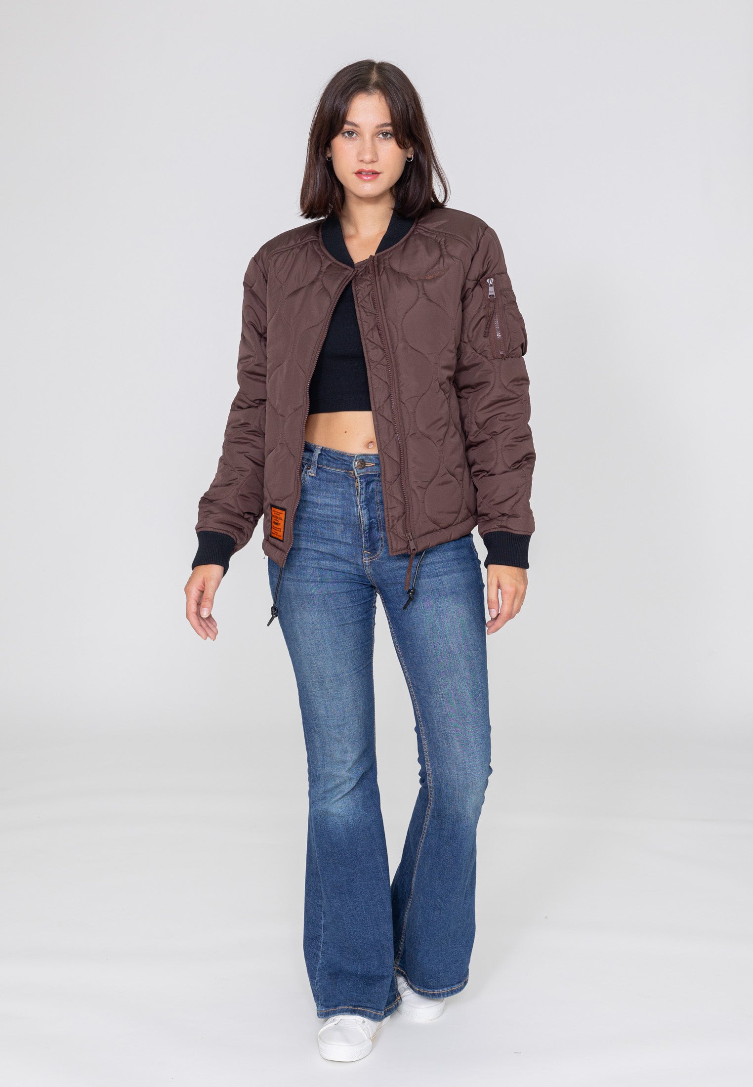 Giacca bomber Alton W in Brown Jackets Bombers Original