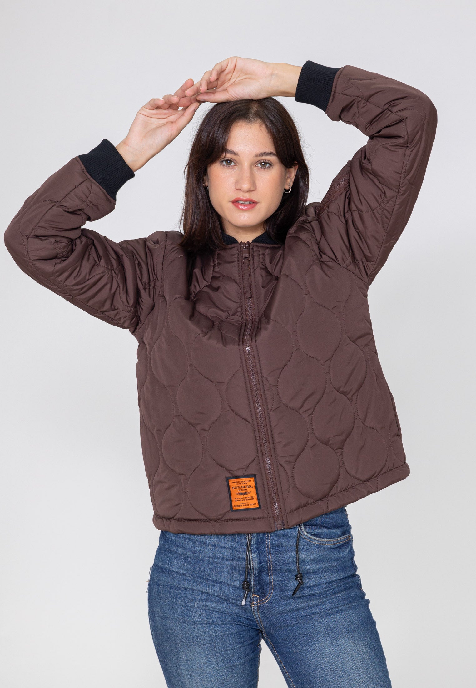Giacca bomber Alton W in Brown Jackets Bombers Original