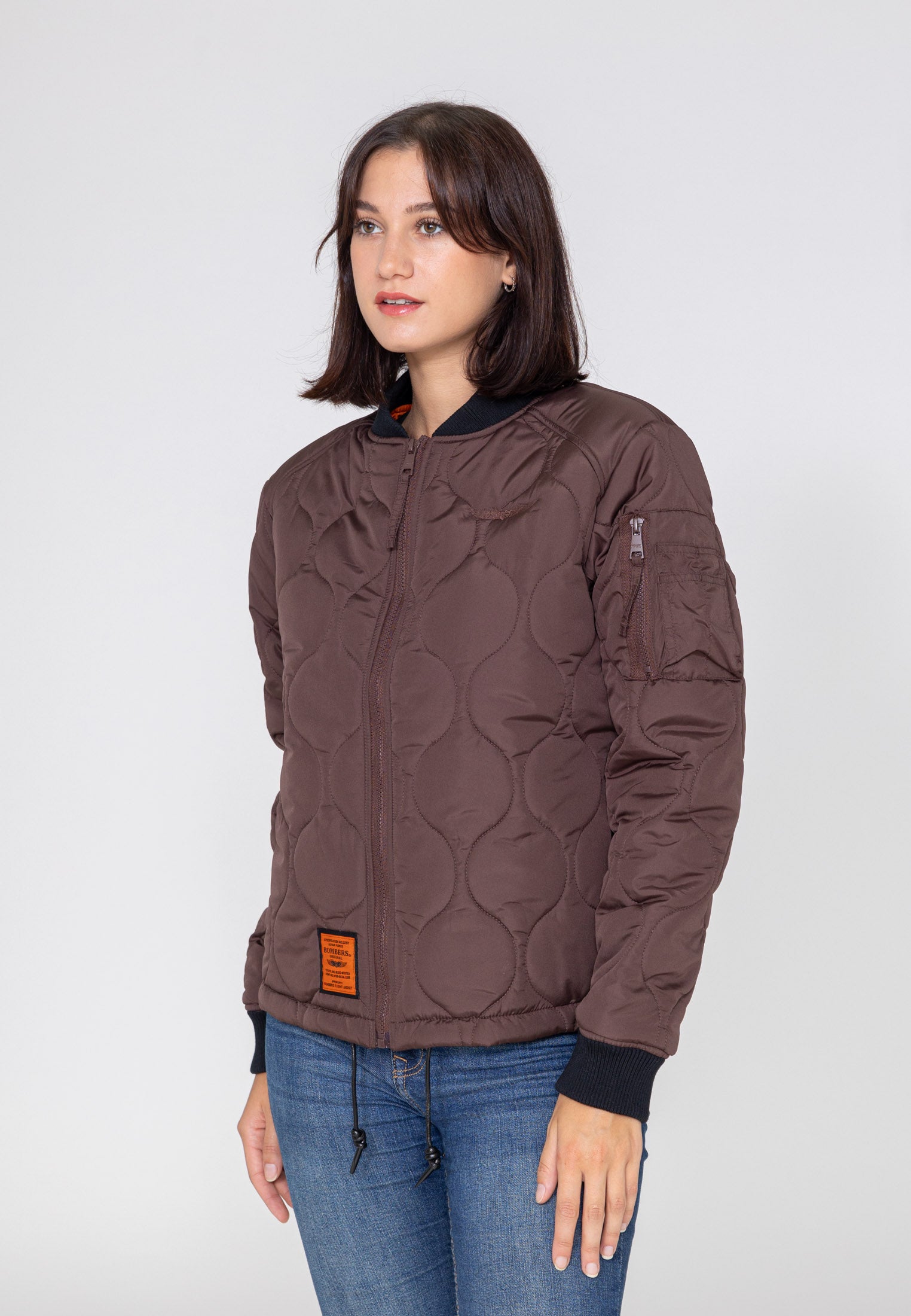 Giacca bomber Alton W in Brown Jackets Bombers Original