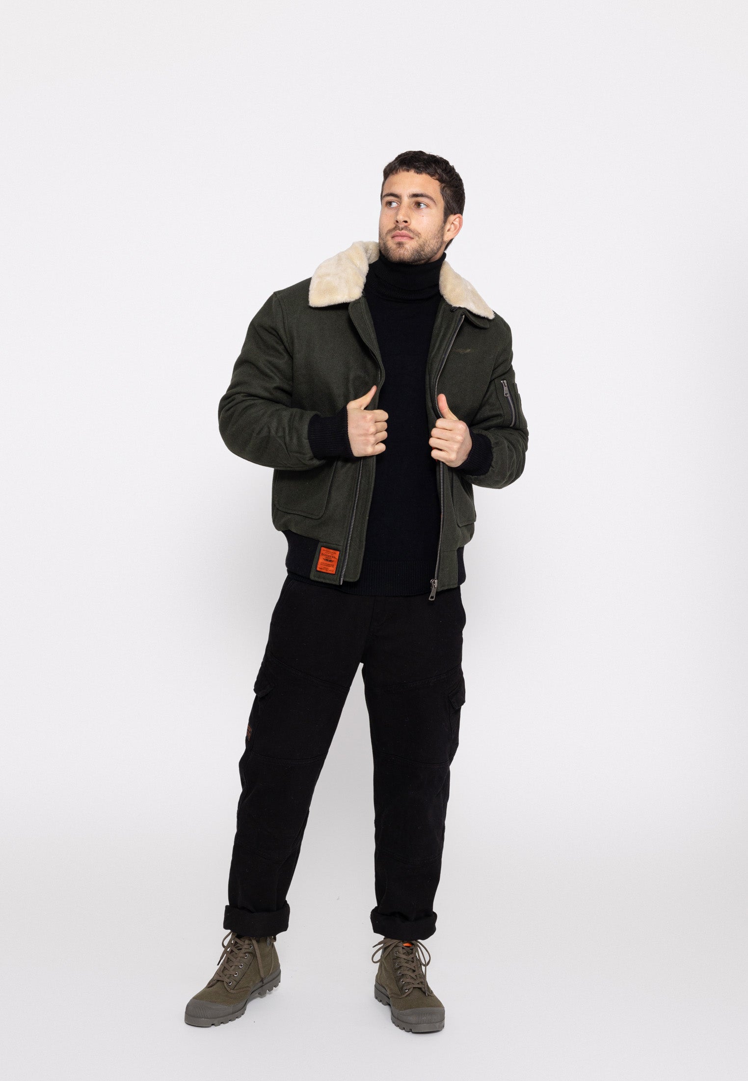 Giacca bomber Aviator M in Persimmon Giacche Bombers Original