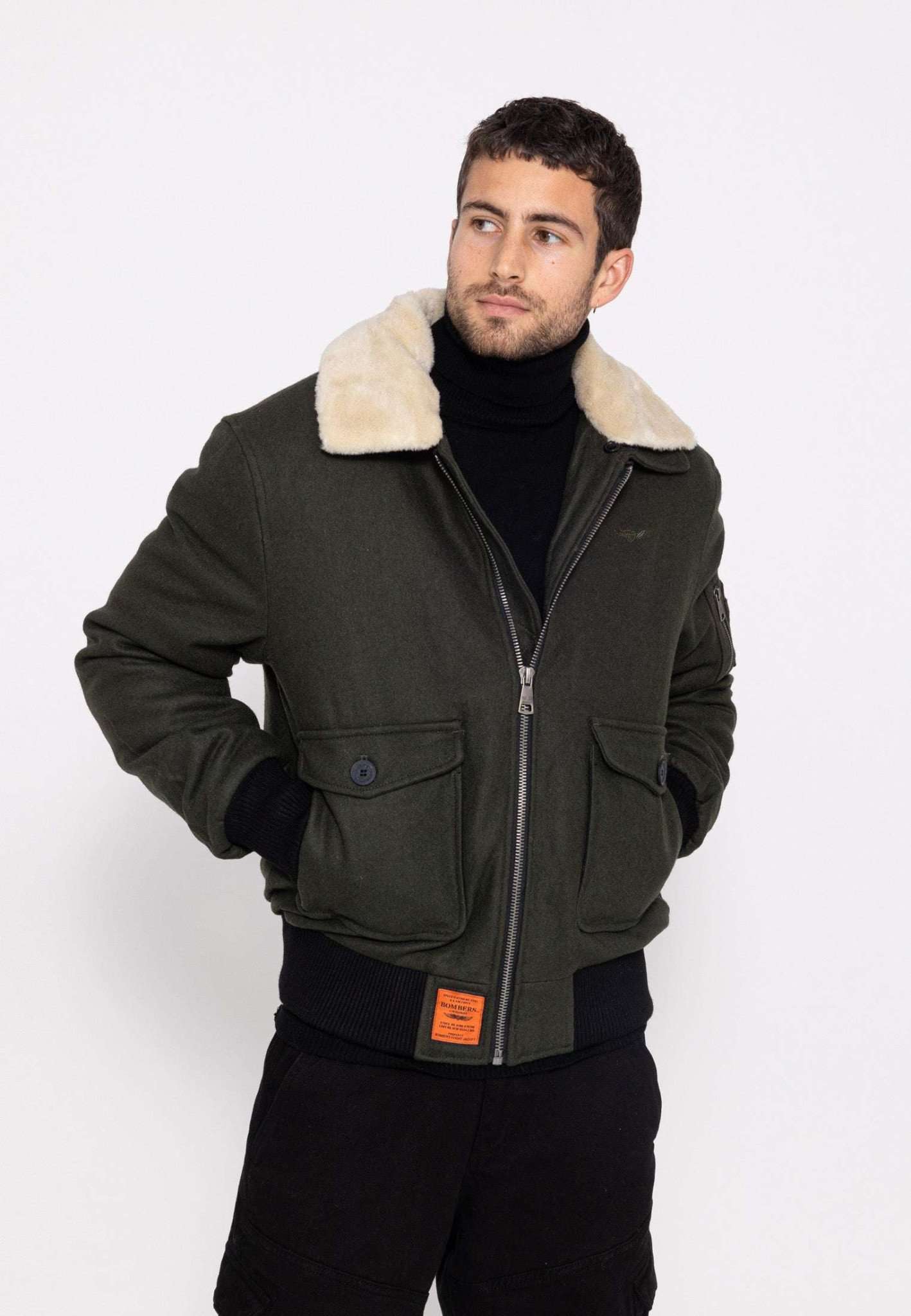 Giacca bomber Aviator M in Persimmon Giacche Bombers Original
