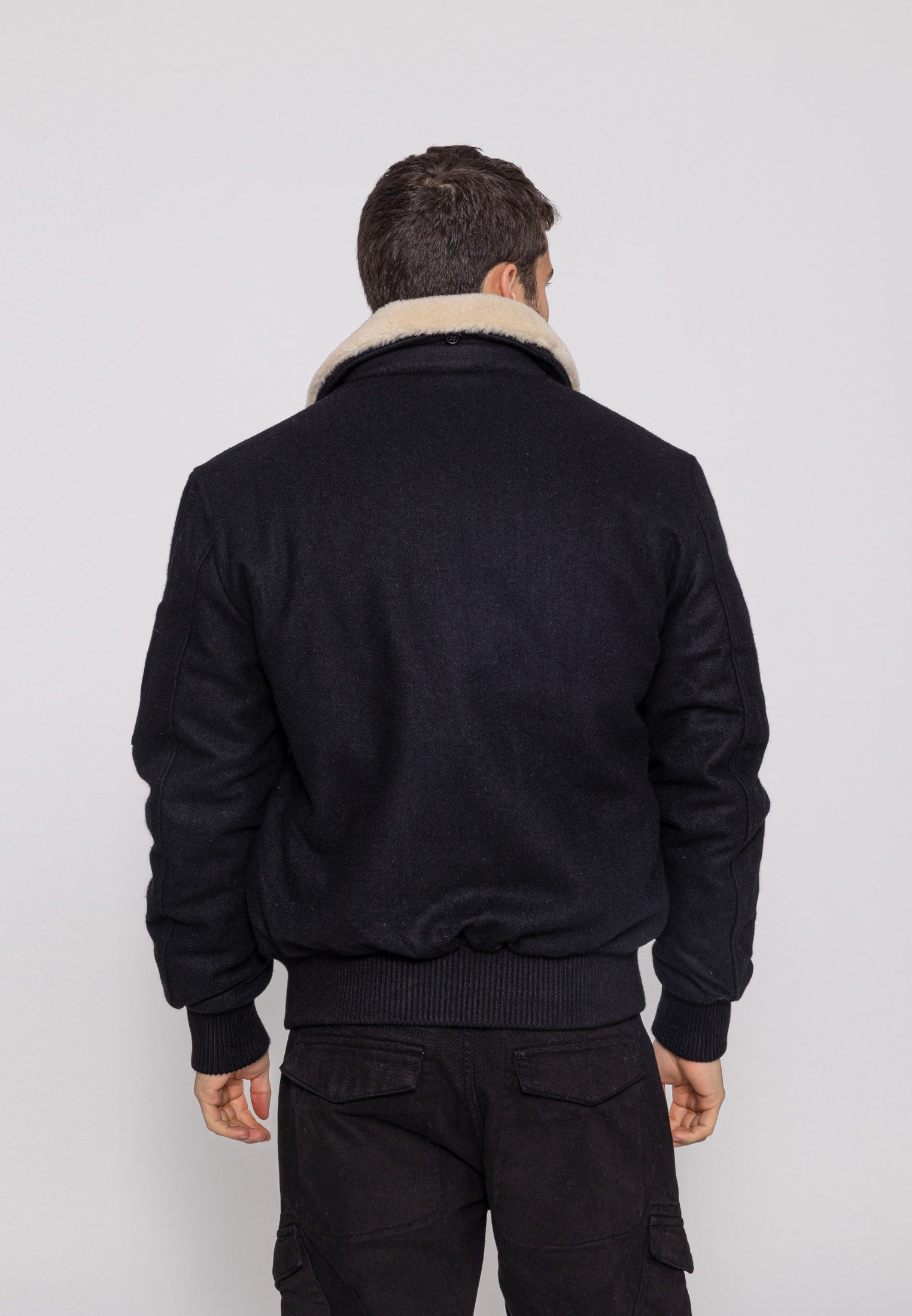Giacca bomber Aviator M in nero Bombers Original