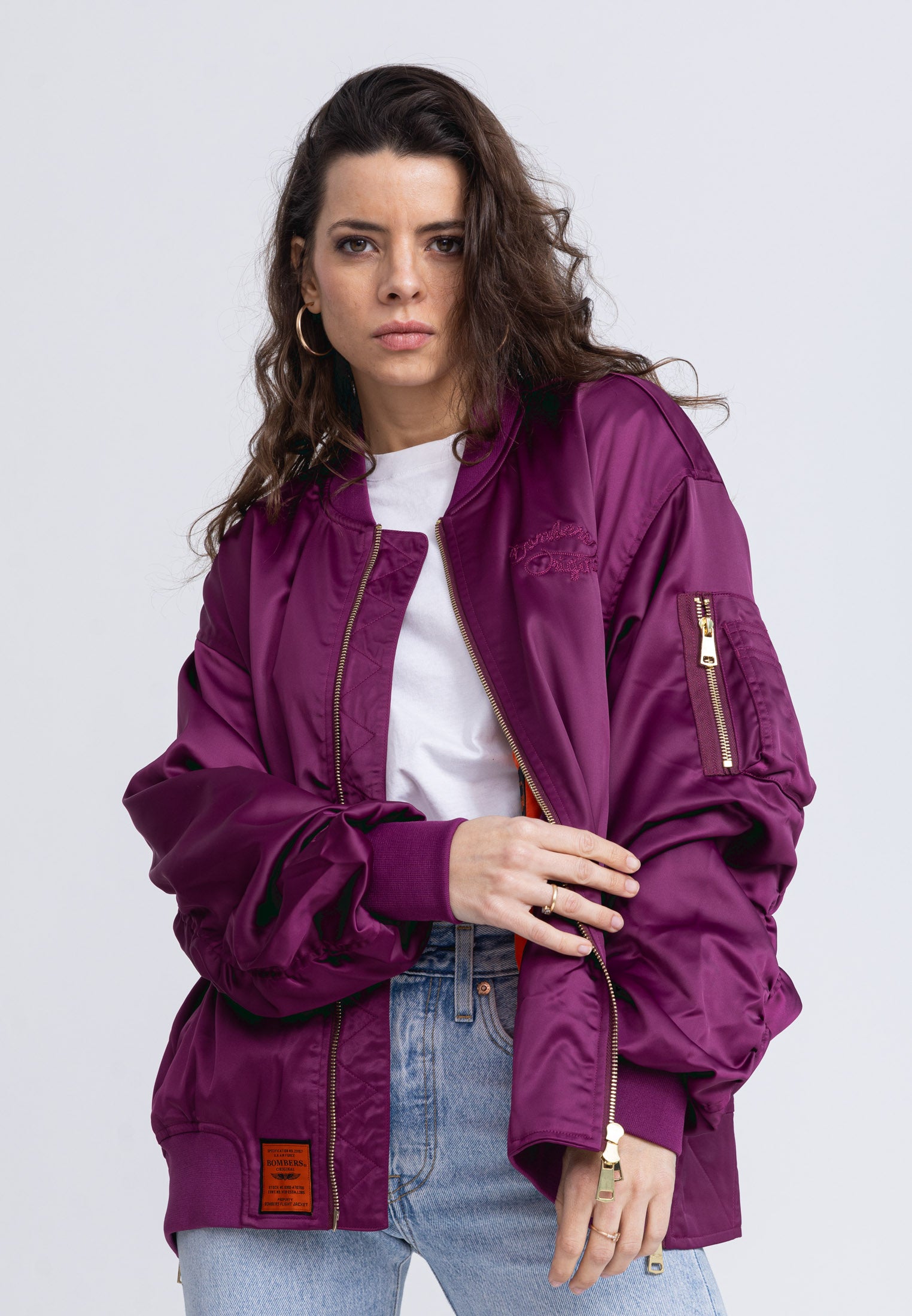 Giacca bomber Ballerina W in Purple Jackets Bombers Original