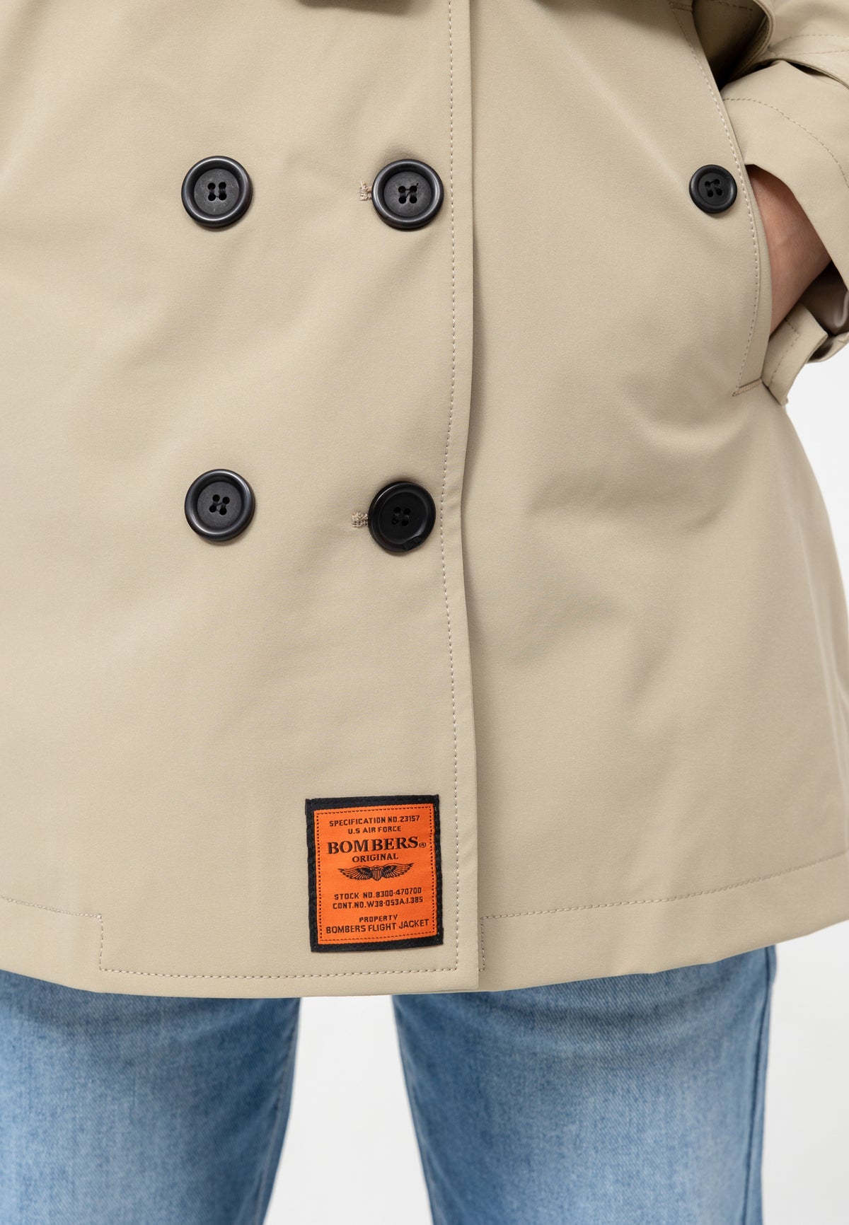 Birdy W - trench in beige Giacche Bombers Original