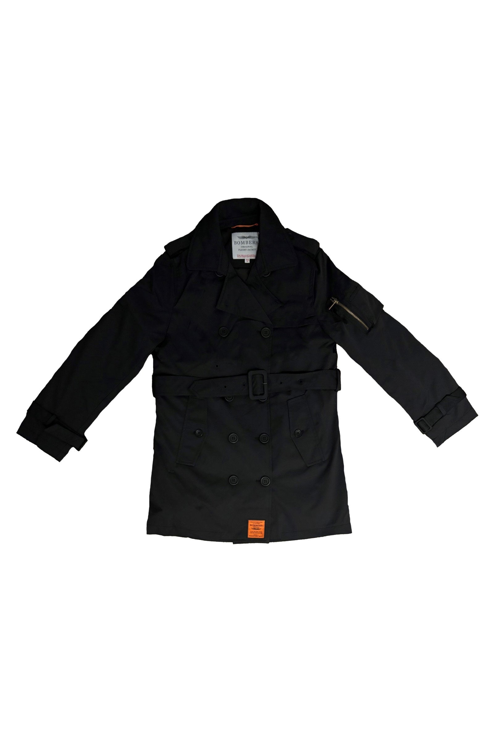 Birdy W Trench Coat in nero Giacche Bombers Original